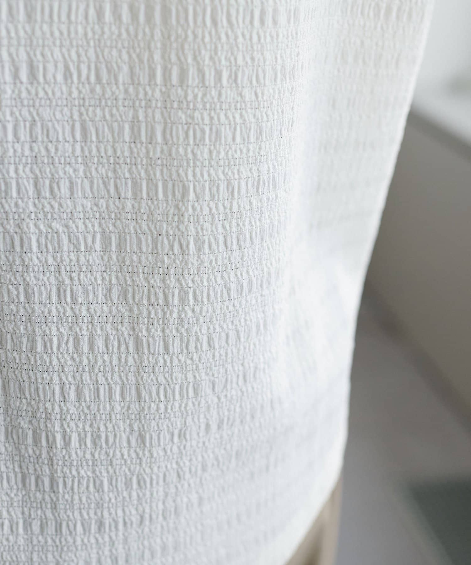 DISCOAT(ディスコート) 【WEB限定】ジャガードリングドット半袖Tシャツ