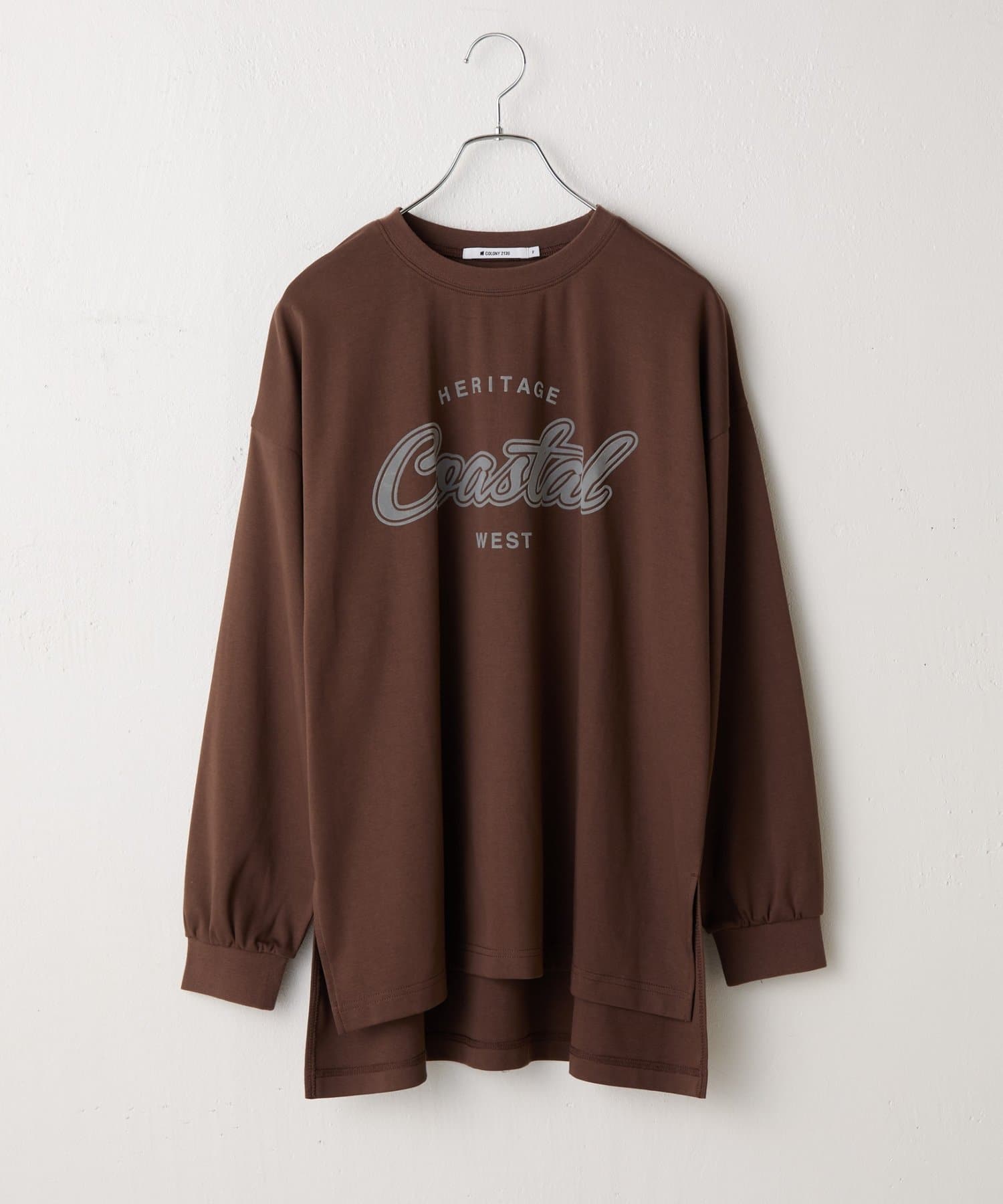 COLONY 2139(コロニー トゥーワンスリーナイン) 【AW先行予約】Coastalプリント袖リブ長袖Tシャツ