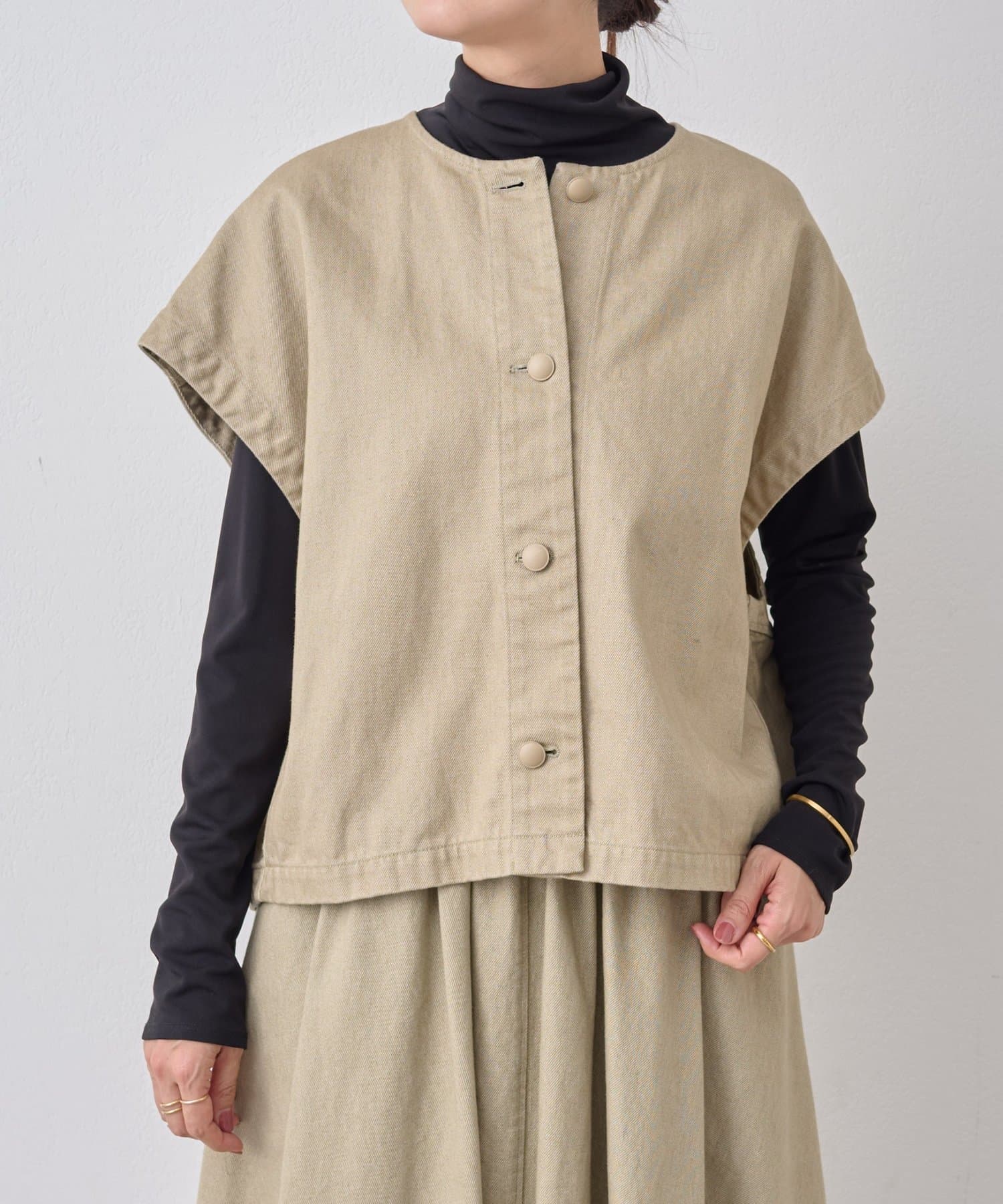 BEARDSLEY ビアズリー うしろ ぷっくり ブルゾン ジャケット BEARDSLEY（ビアズリー）の「後ろプックリブルゾン（ブルゾン