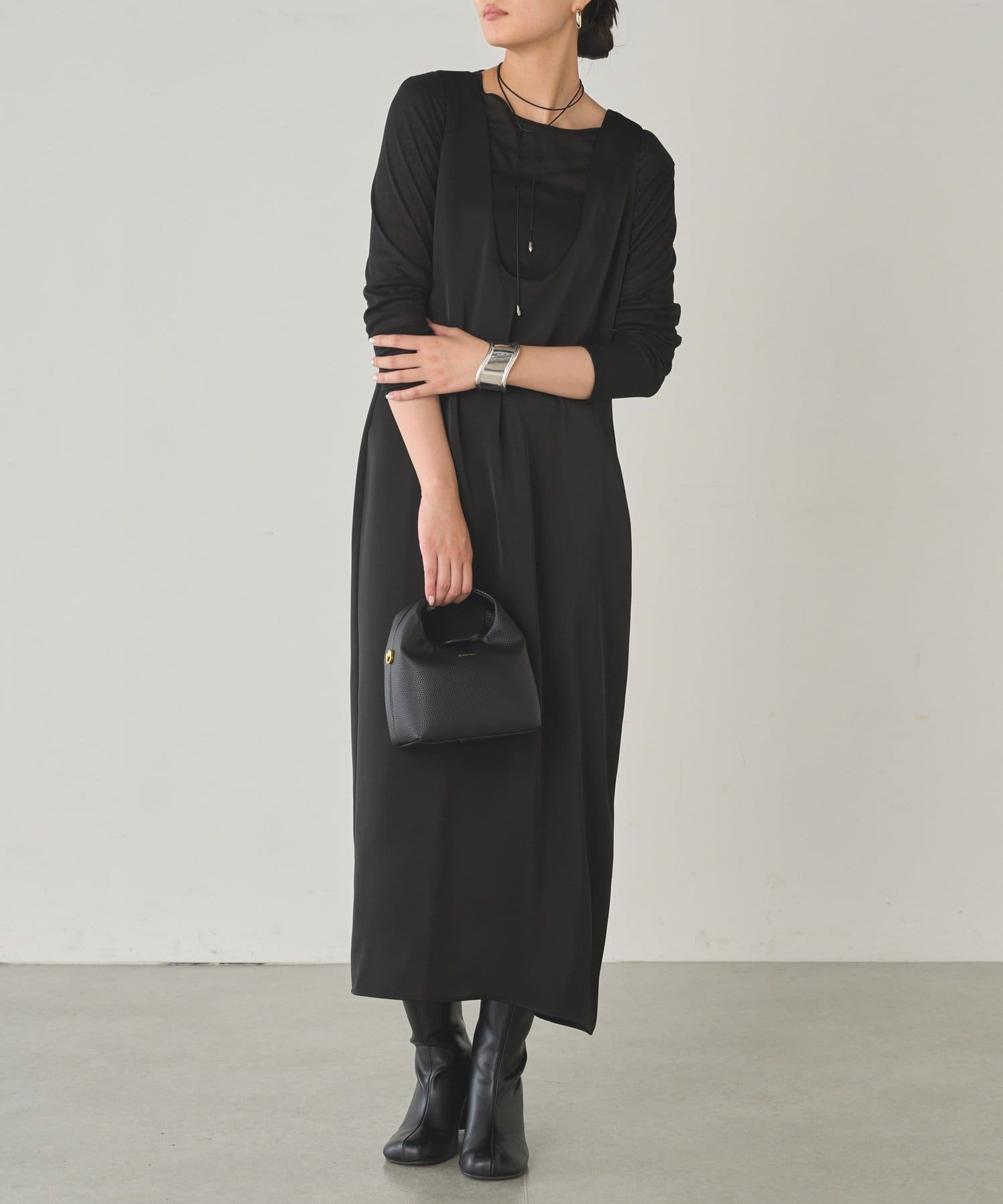 LOUNGEDRESS(ラウンジドレス) サテンタンクワンピース