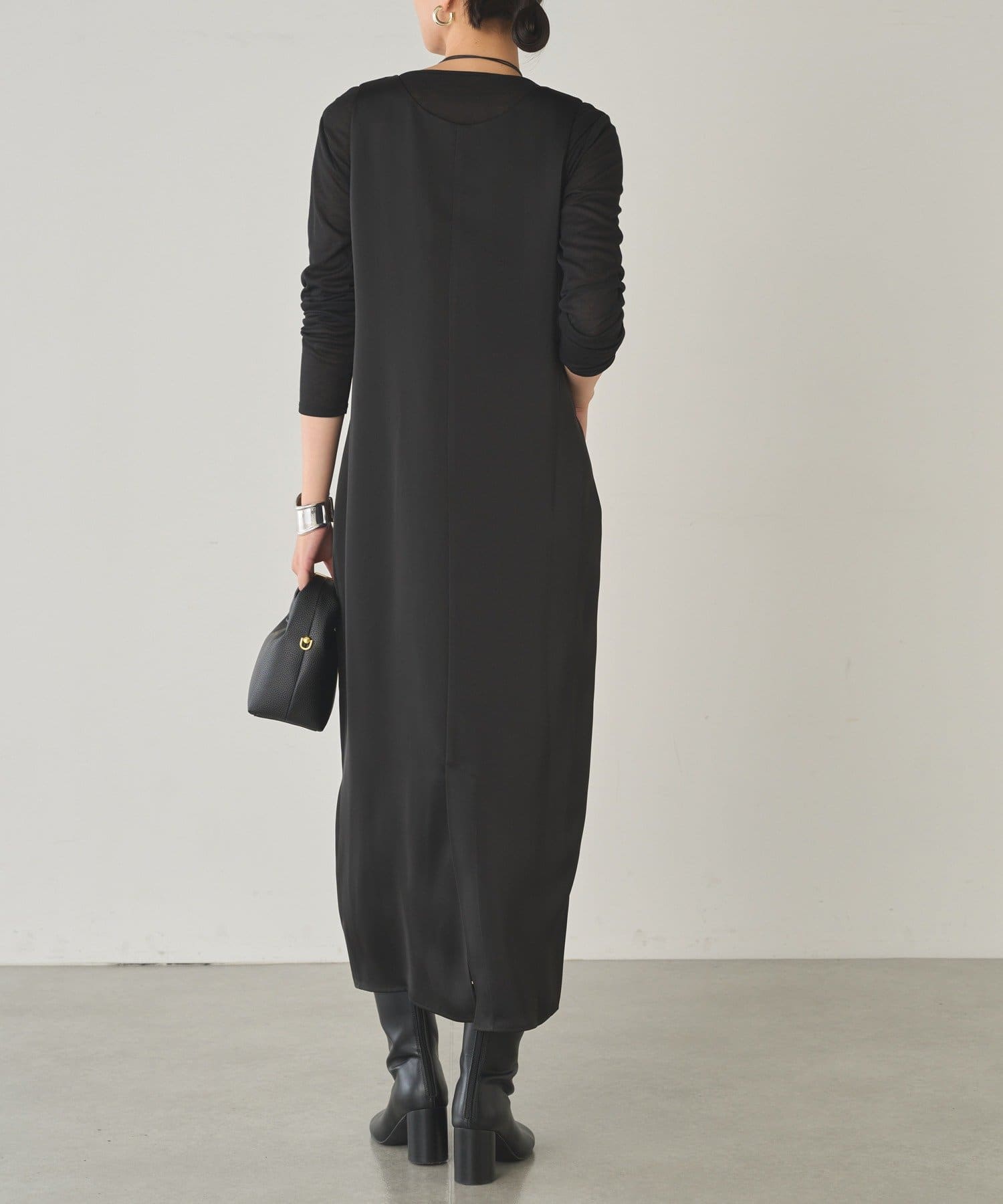 LOUNGEDRESS(ラウンジドレス) サテンタンクワンピース