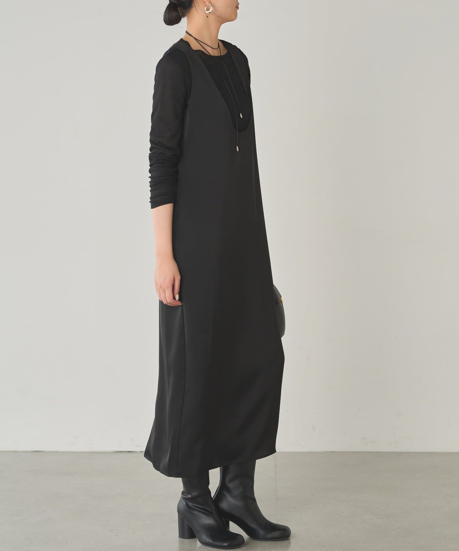 LOUNGEDRESS(ラウンジドレス) サテンタンクワンピース