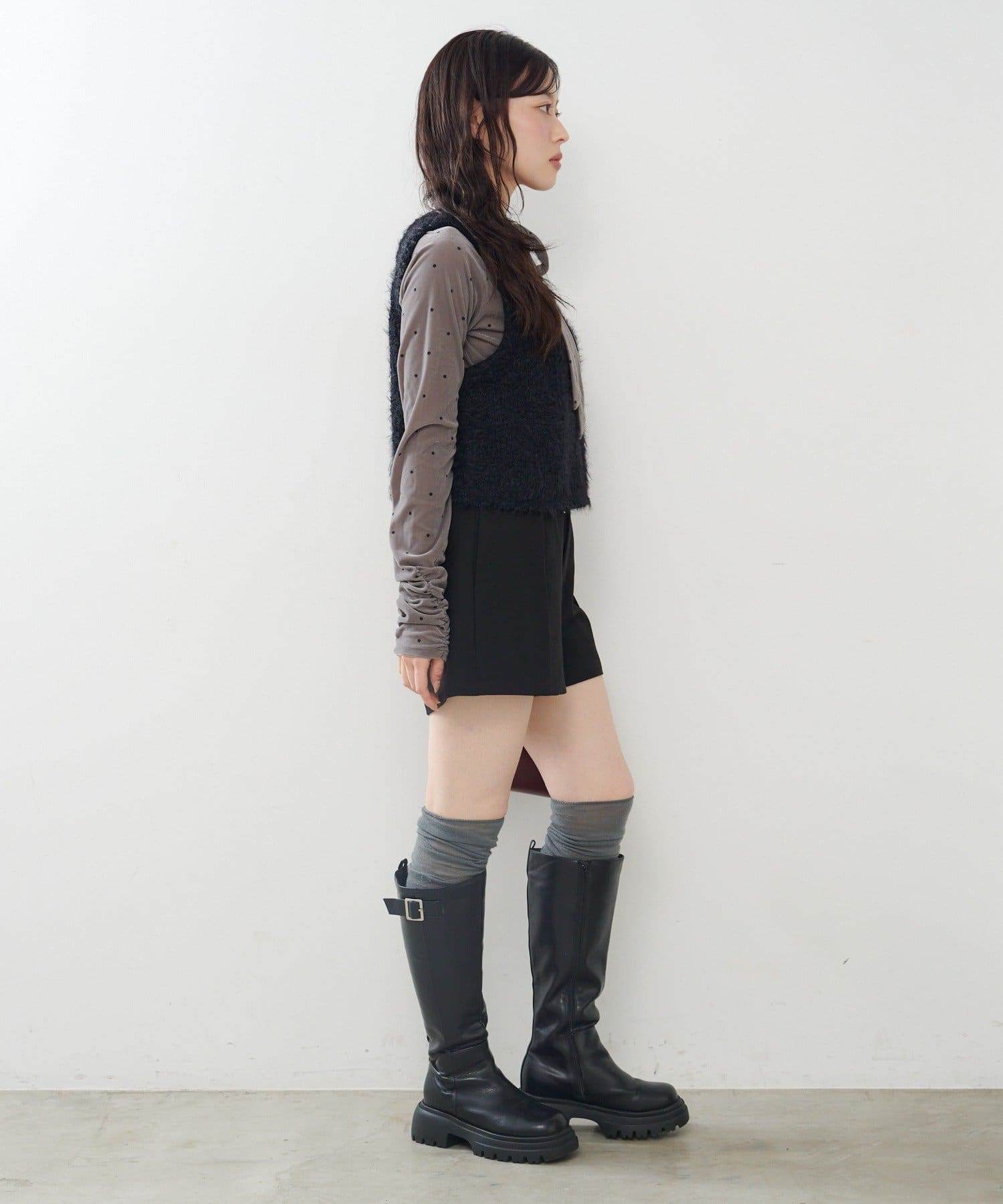 Kastane(カスタネ) 2WAYハイソックス