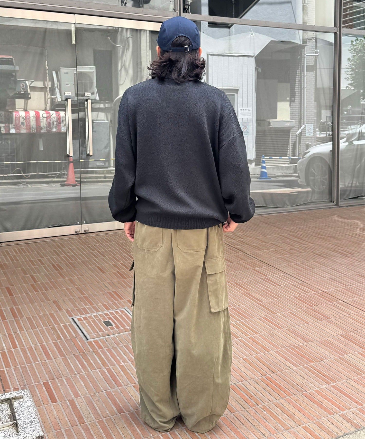 CIAOPANIC(チャオパニック) バーズアイニットロングスリーブニットポロ
