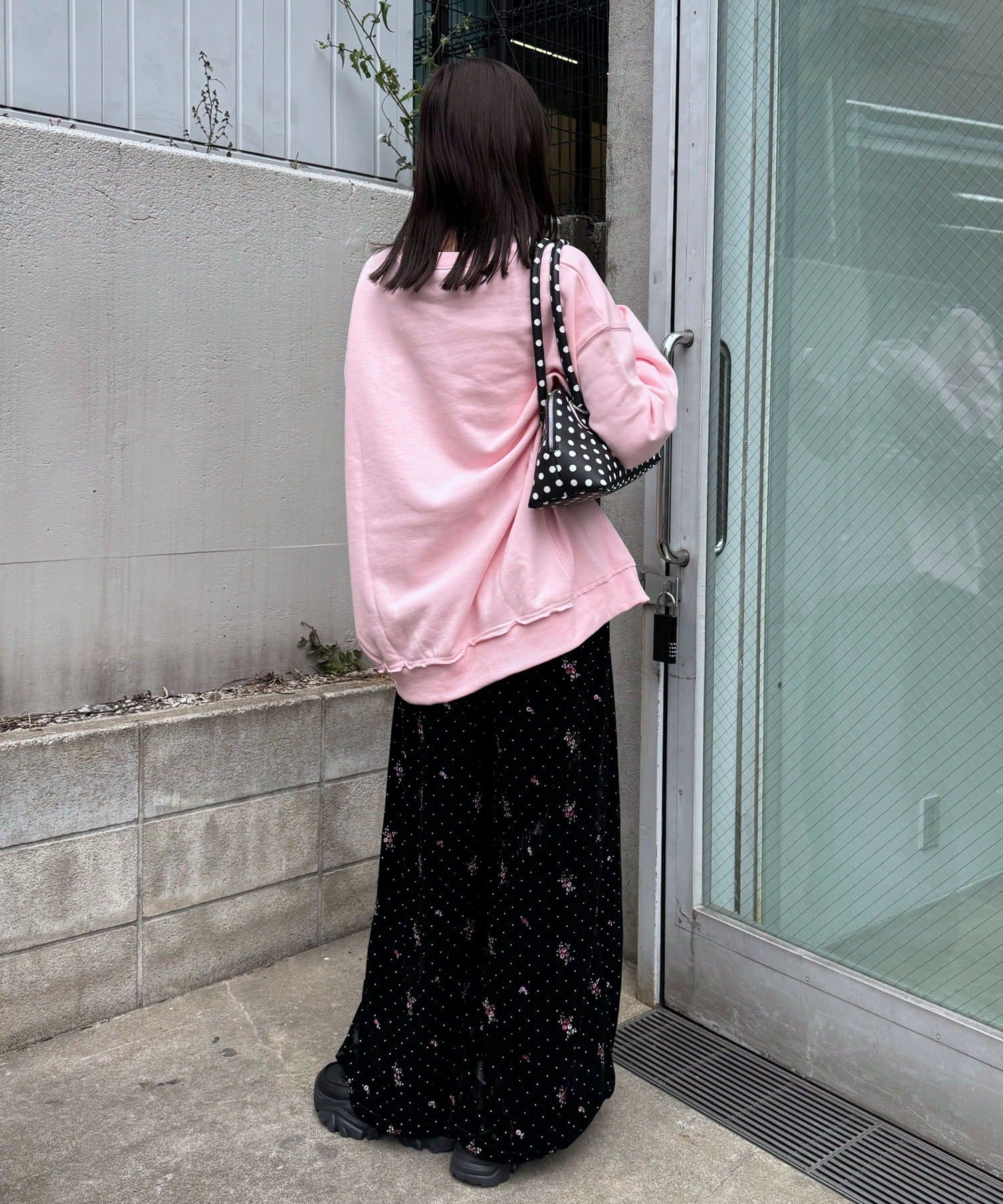 CIAOPANIC(チャオパニック) スキッパーカレッジBIGスウェット