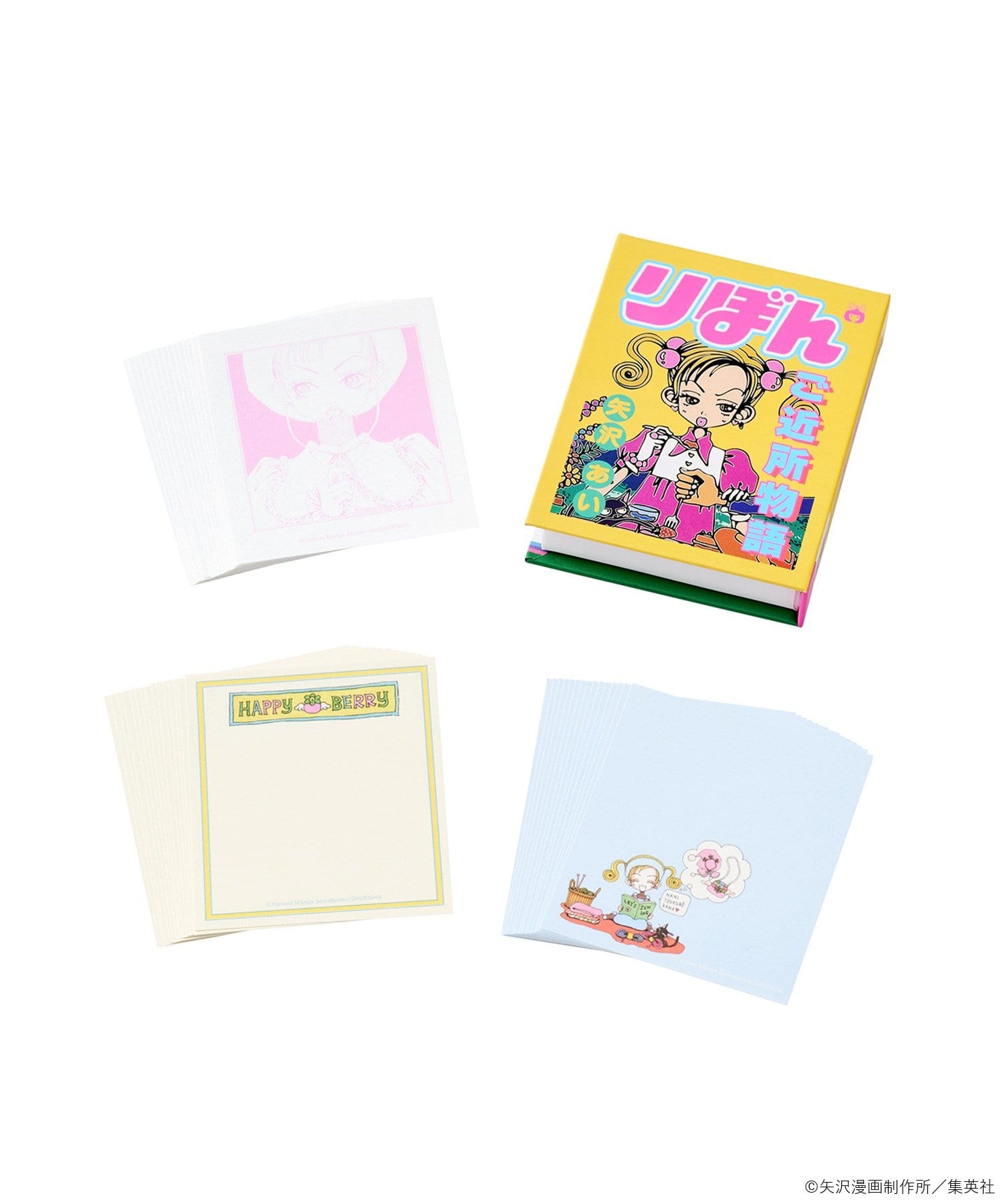 BOOK型メモセット／ご近所物語（りぼん70周年） | 3COINS(スリー