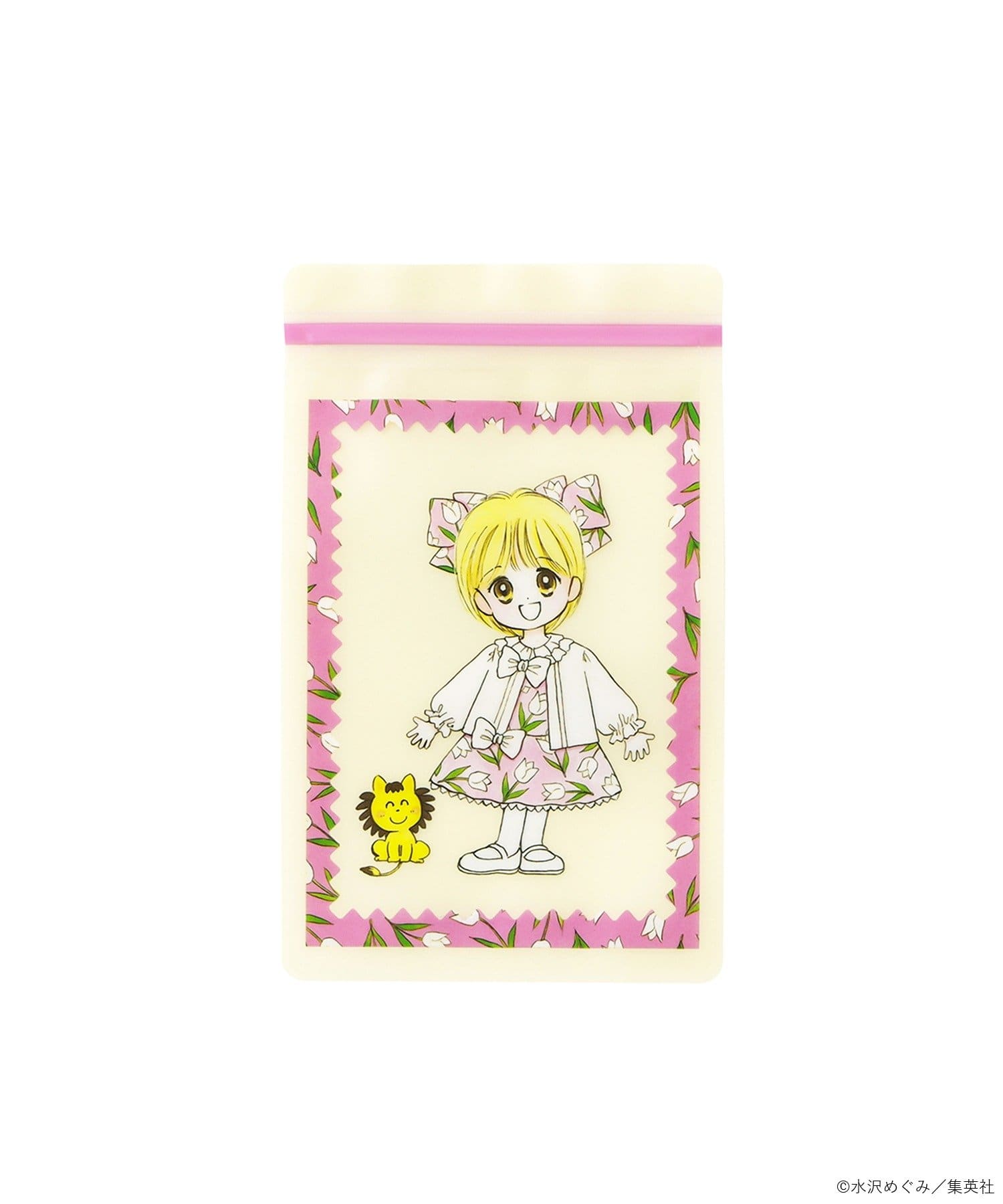 3COINS(スリーコインズ) ストックBAG／姫ちゃんのリボン（りぼん70周年）