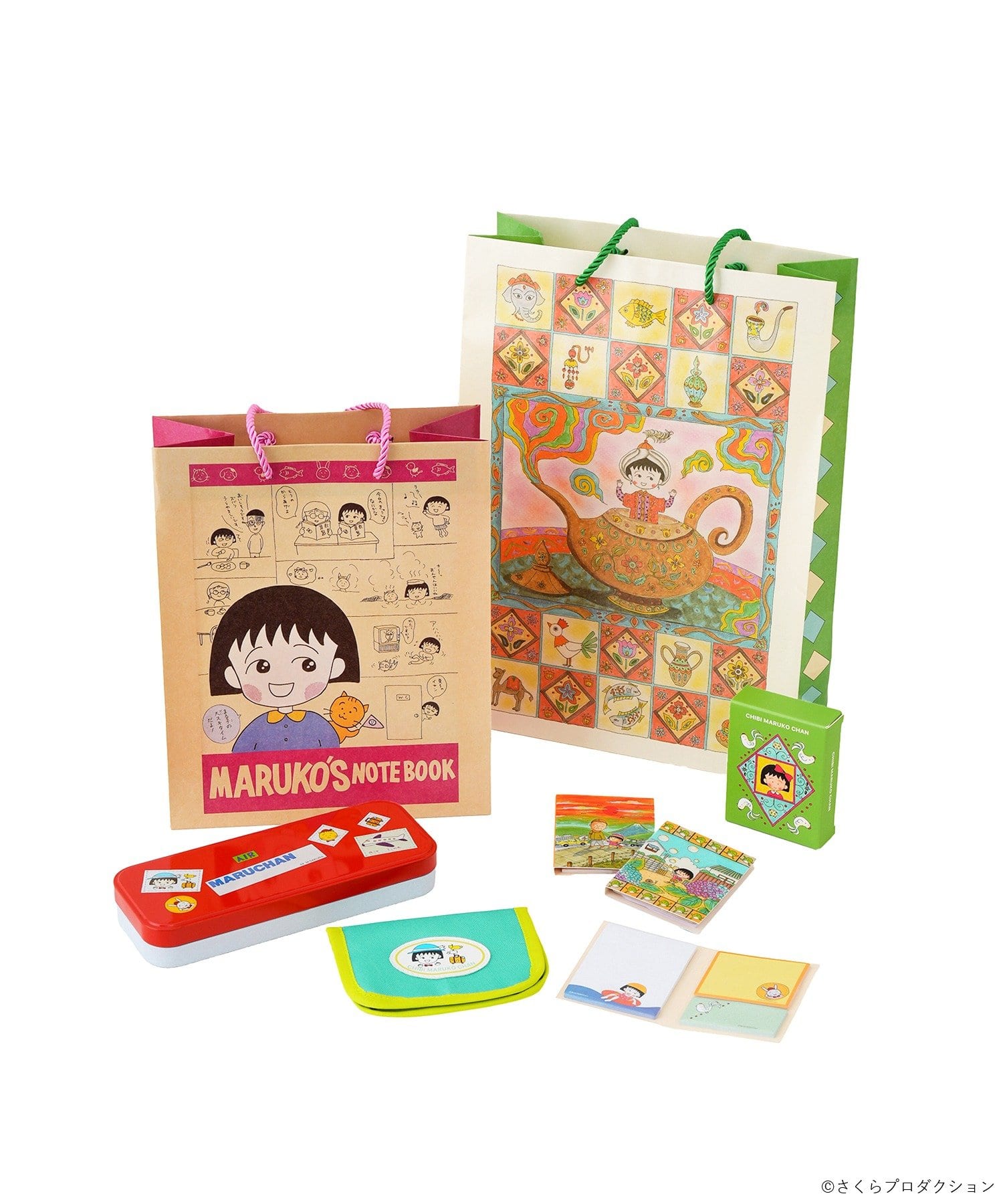 3COINS(スリーコインズ) 二つ折り財布／ちびまる子ちゃん（りぼん70周年）