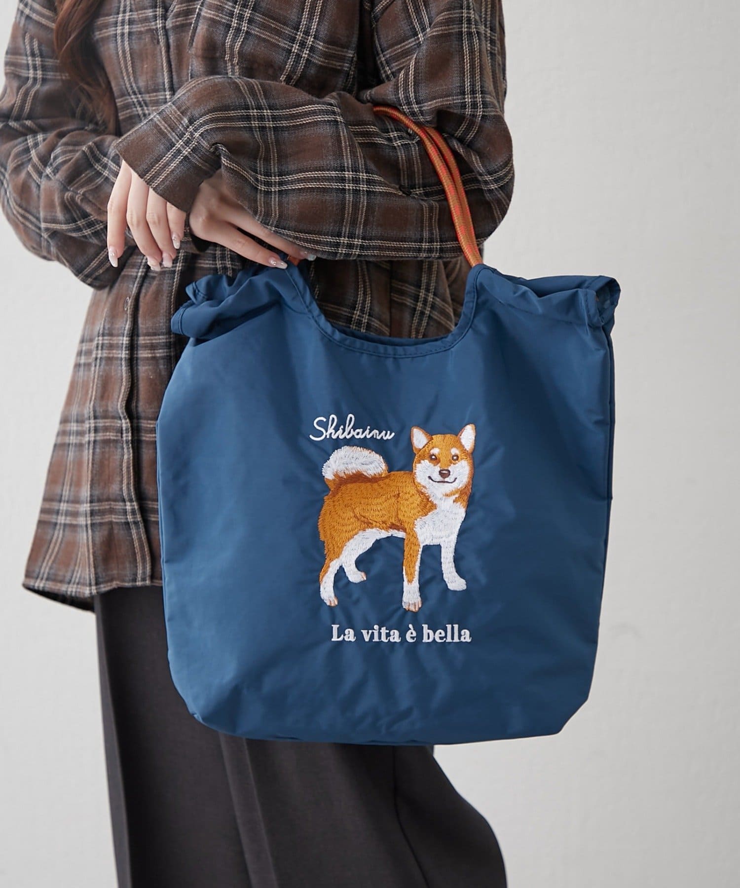 アニマル刺繍コードトートバッグ | Remind me and forever