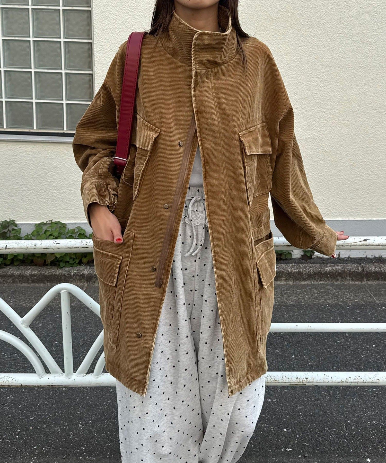 CIAOPANIC(チャオパニック) 【UNESS/ユーネス】加工コーデュロイモッズコート
