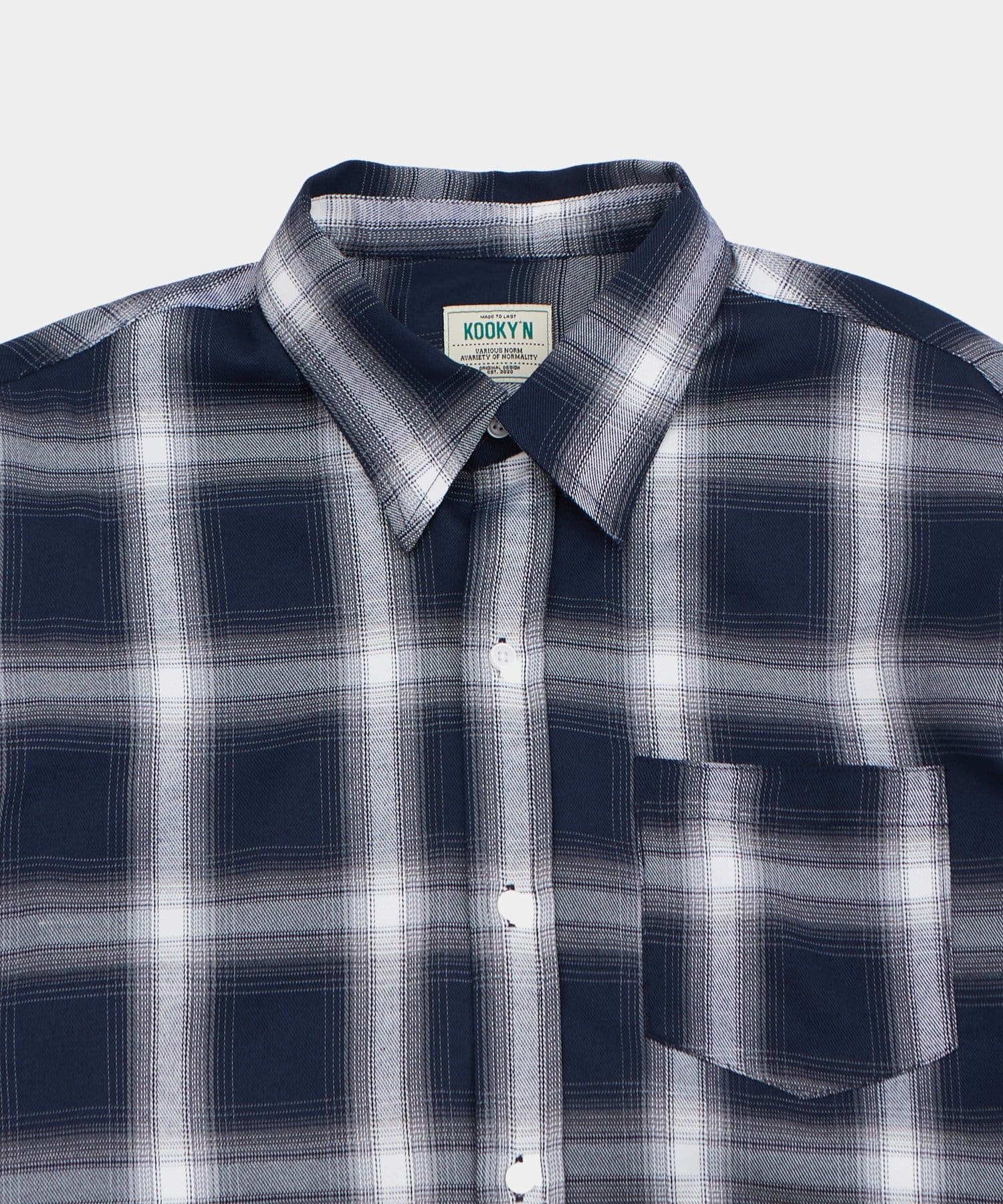 WHO’S WHO gallery(フーズフーギャラリー) KOOKYNオンブレチェックシャツ