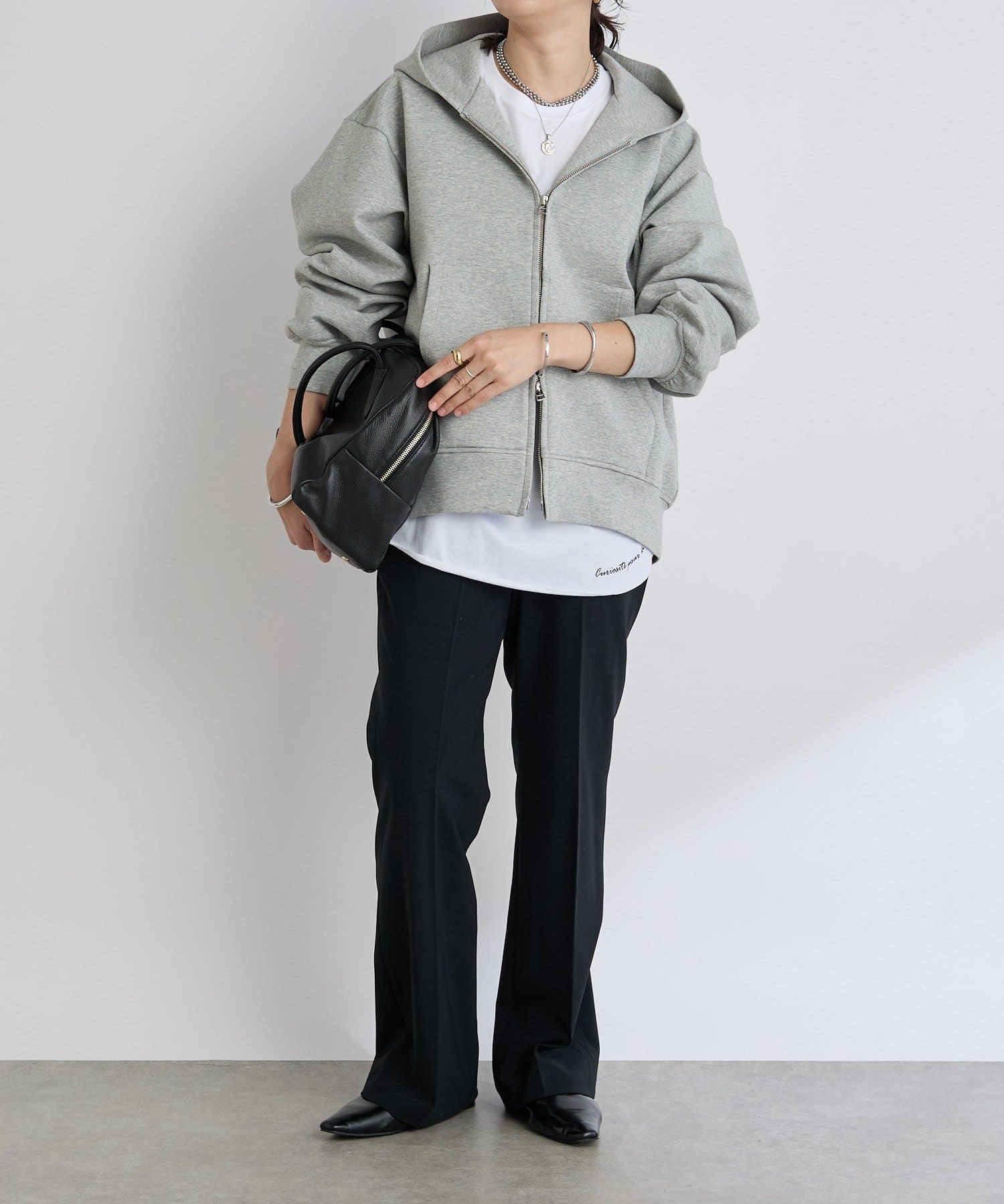 RIVE DROITE(リヴドロワ) 【スタイルアップ効果抜群】ソモウフレアパンツ