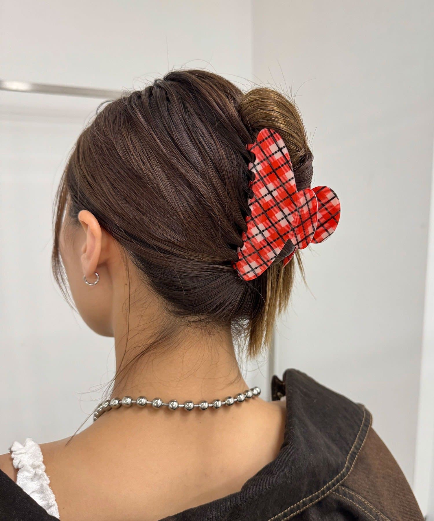 CIAOPANIC(チャオパニック) チェックヘアクリップ