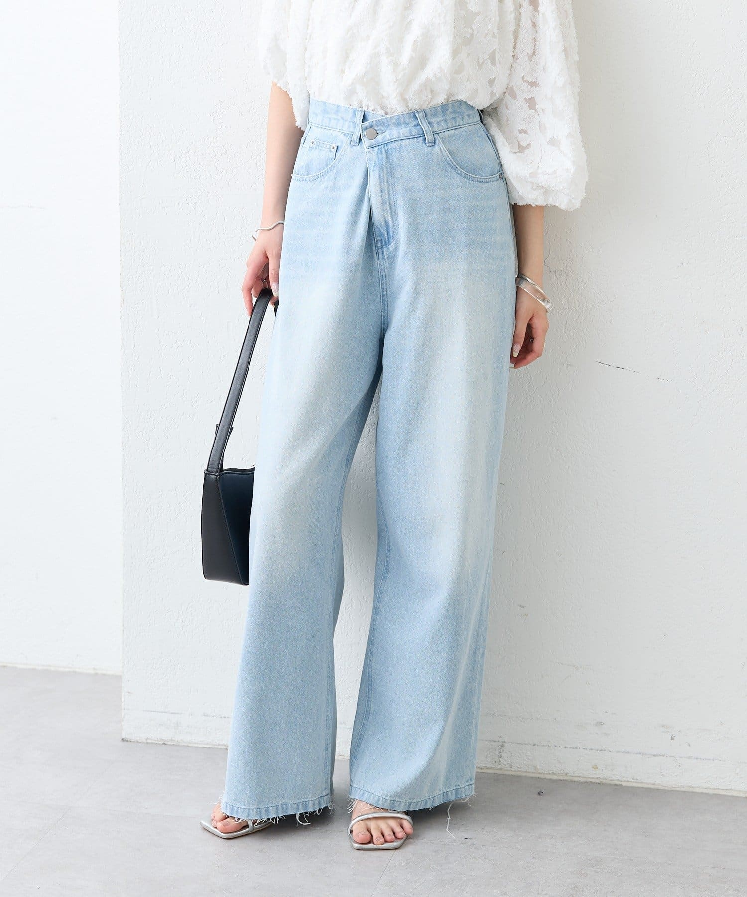 mystic(ミスティック) カットオフオーバーダイデニム