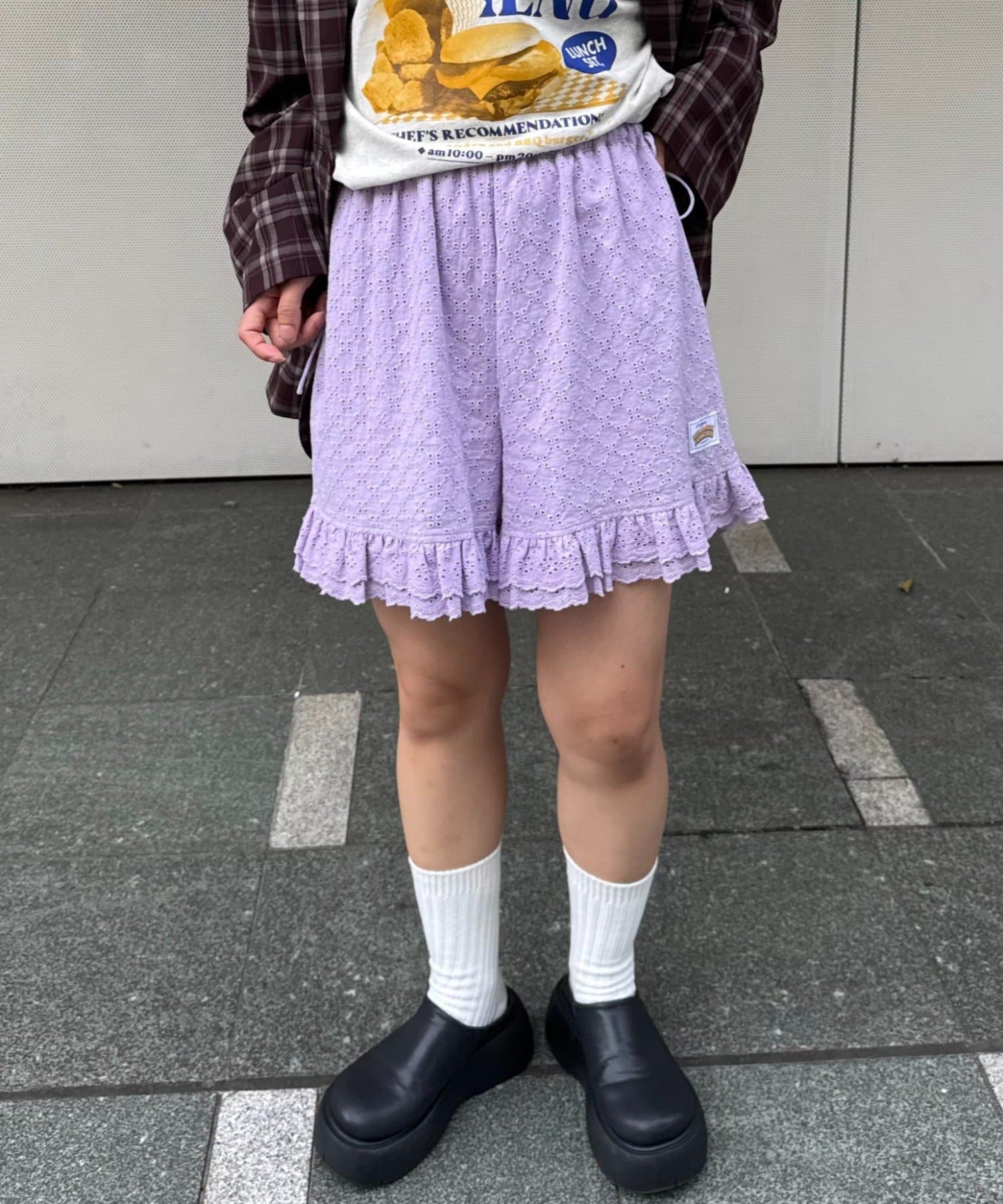 CIAOPANIC TYPY(チャオパニックティピー) 【HELLO.SANFRANCISCO/ハローサンフランシスコ】レースフリルショートパンツ
