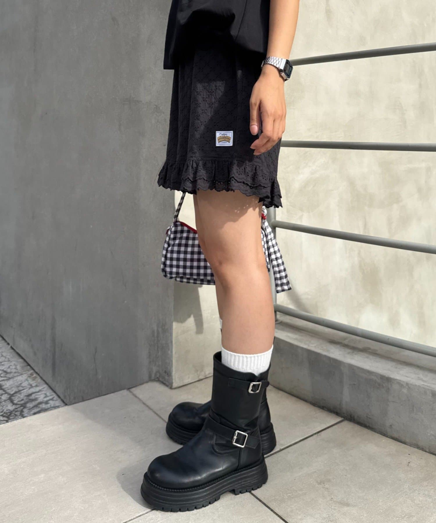HELLO.SANFRANCISCO オーバーレース ビスチェ パンツ セット