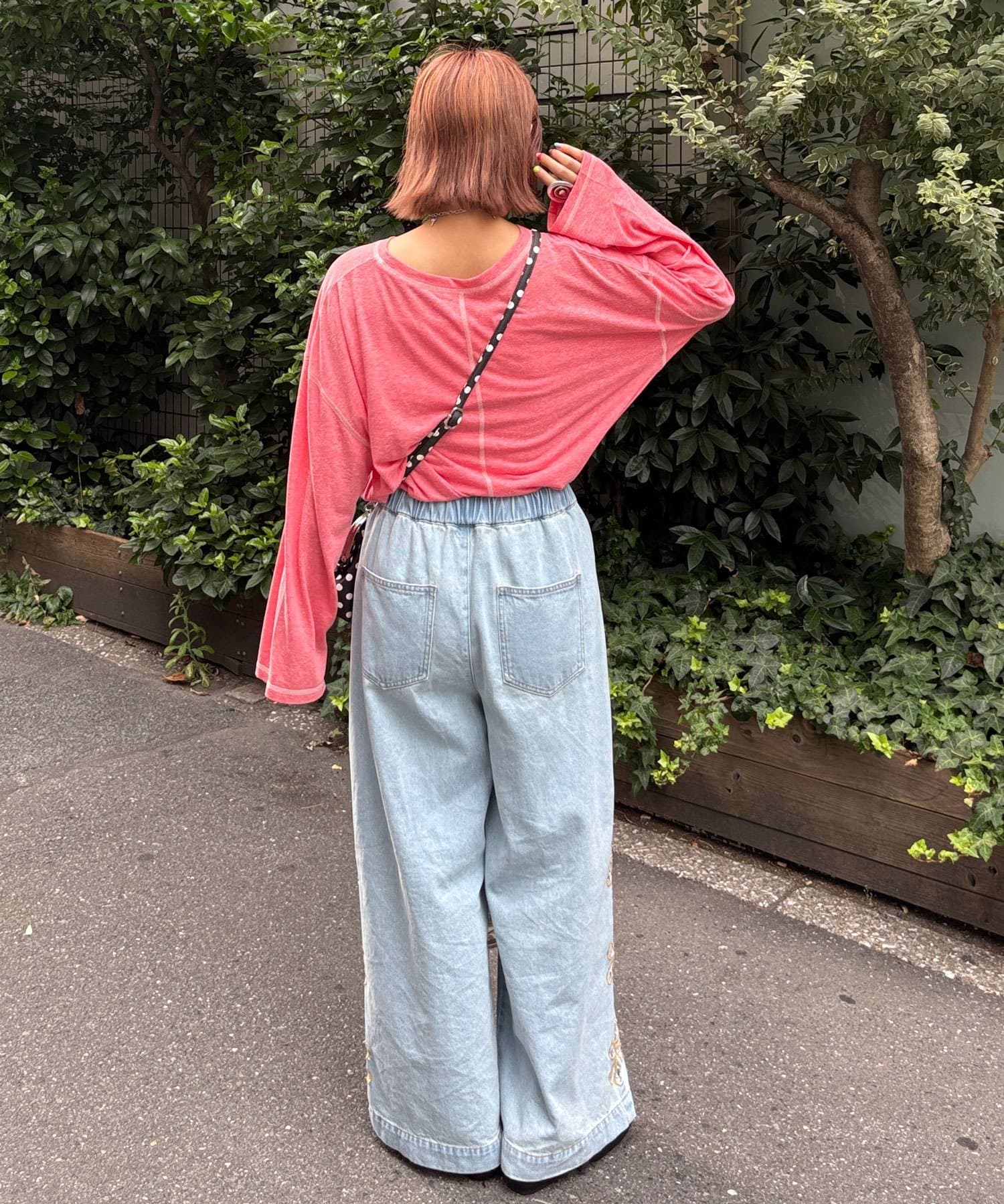 CIAOPANIC(チャオパニック) 【HELLO.SANFRANCISCO/ハローサンフランシスコ】ネーム付きシアースラブロンTEE