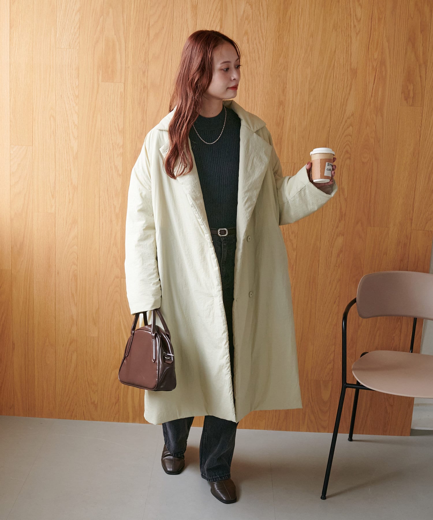 discoat 機能中綿ミリタリーコート DISCOAT（ディスコート）の「中綿