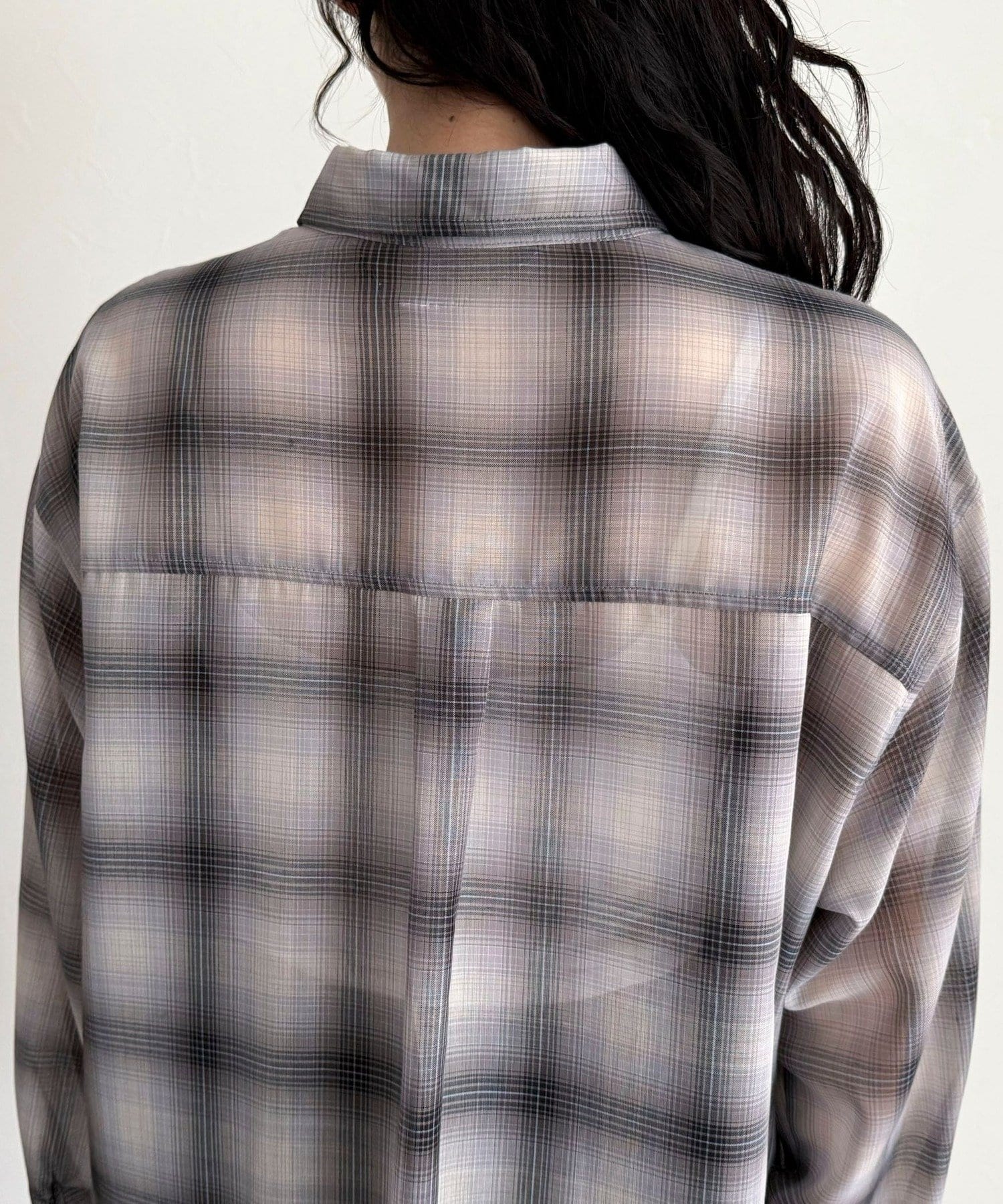 FREDY & GLOSTER(フレディ アンド グロスター) オンブレーチェック柄シャツ