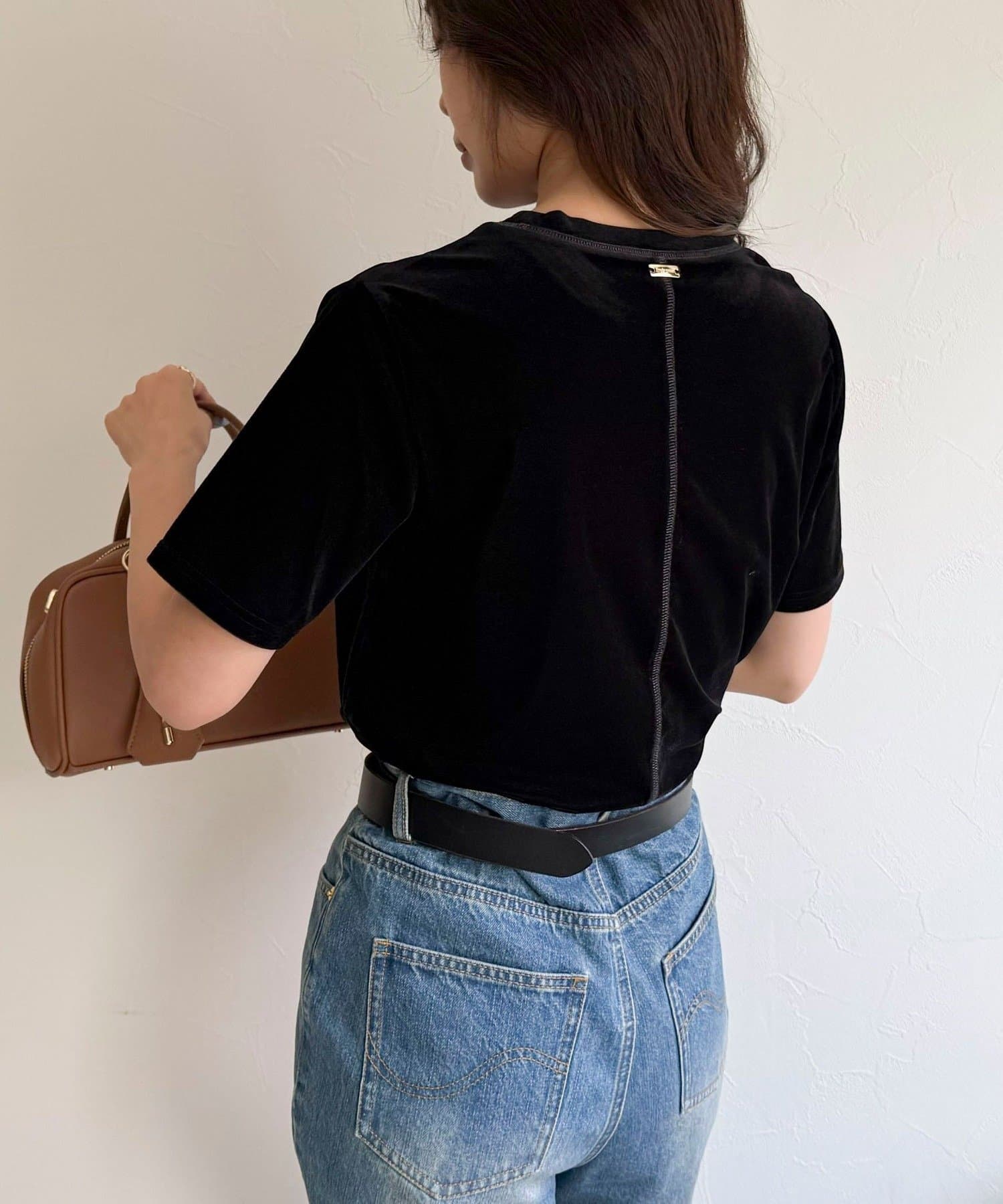 FREDY & GLOSTER(フレディ アンド グロスター) ベロア半袖Tシャツ