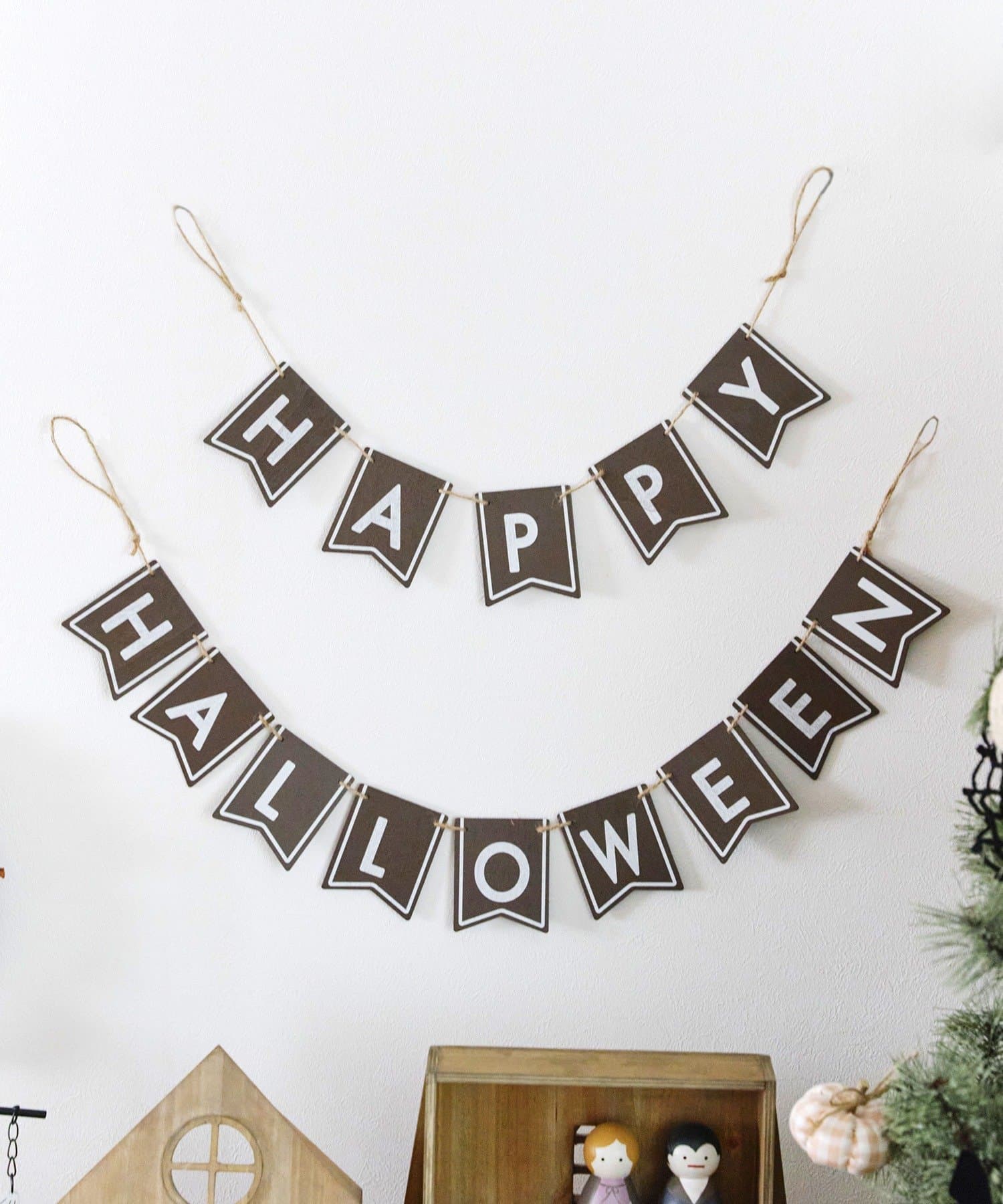 salut!(サリュ) ハロウィンフラッグガーランド／natural halloween