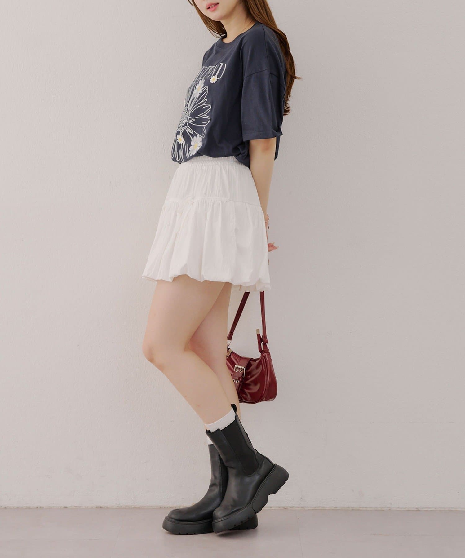 NICE CLAUP / OLIVE des OLIVE OUTLET(ナイスクラップ  / オリーブ デ オリーブ アウトレット) 【RMAF】デイジーBIGTシャツ