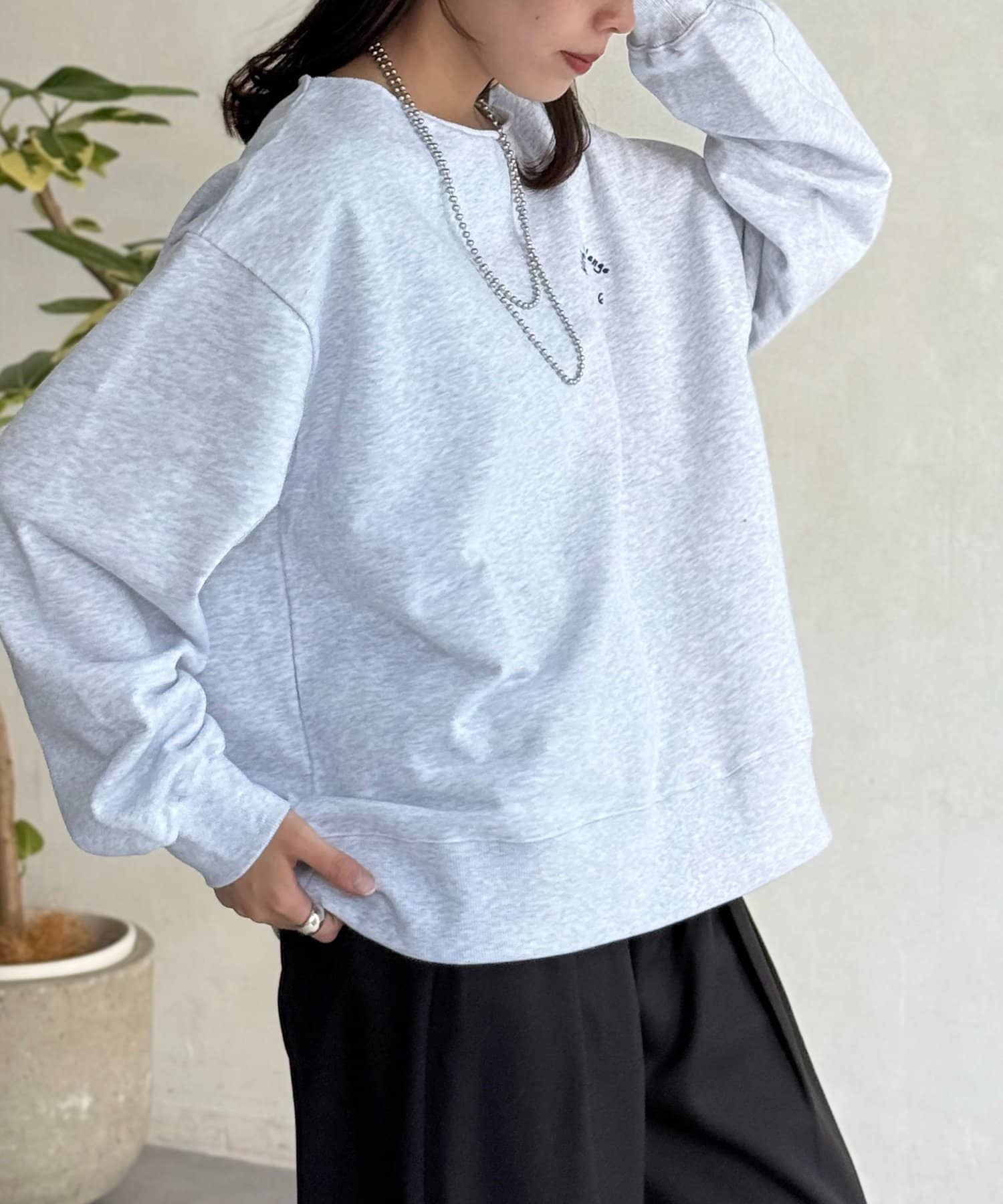 CPCM(シーピーシーエム) 【ASUKA監修】パウダー加工ワンショルスウェット