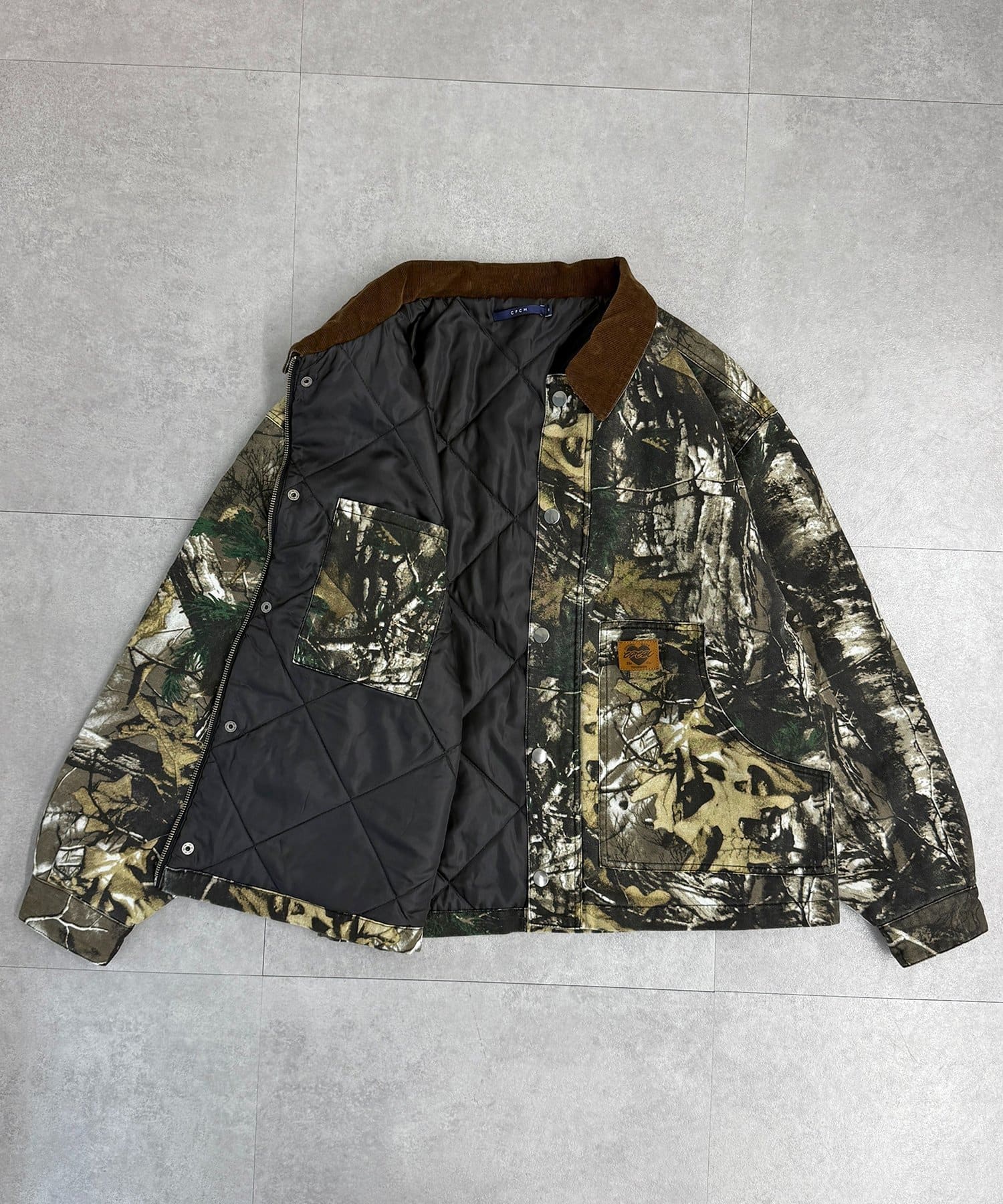 CPCM(シーピーシーエム) 襟コーデュロイワークジャケット