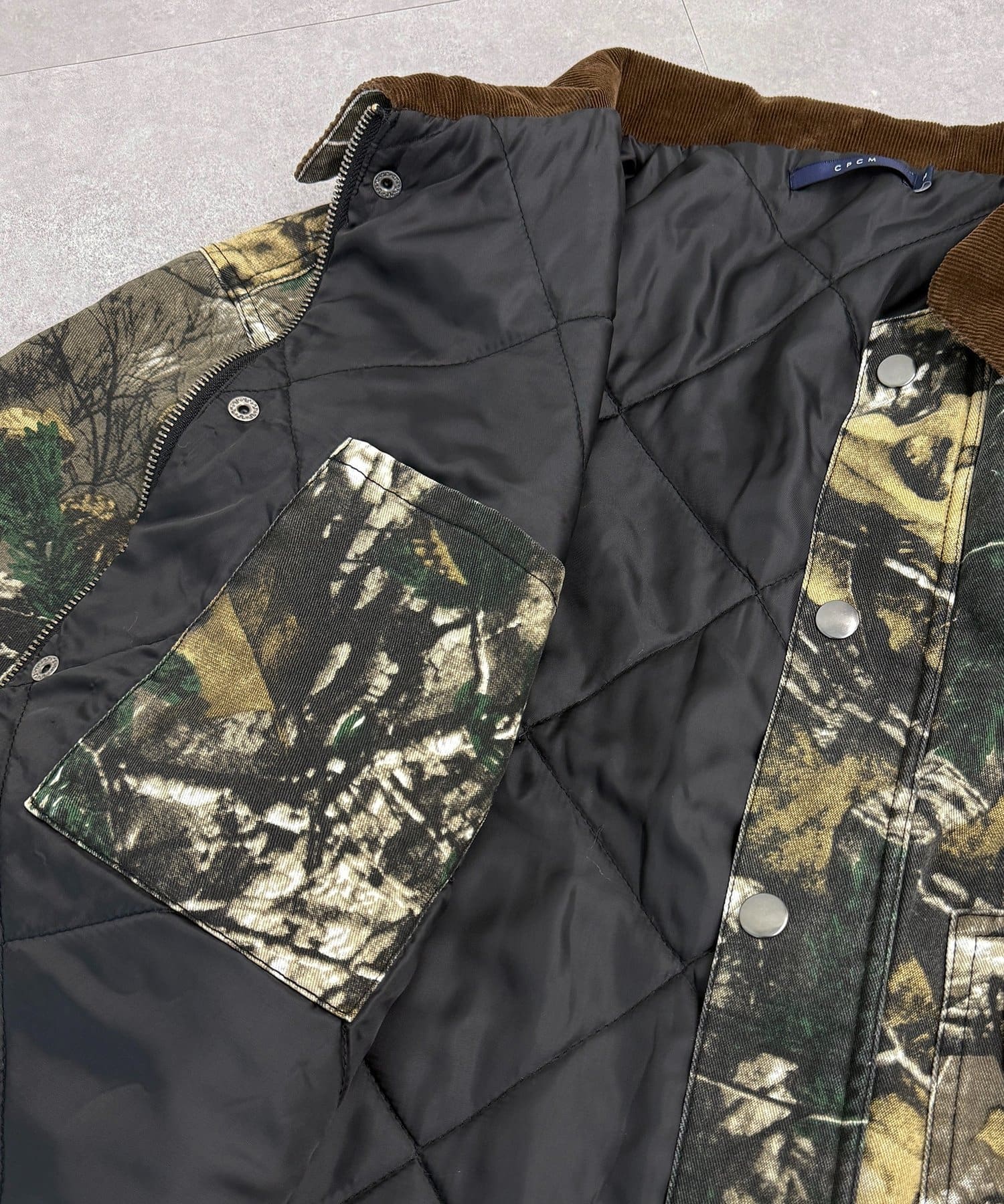 CPCM(シーピーシーエム) 襟コーデュロイワークジャケット