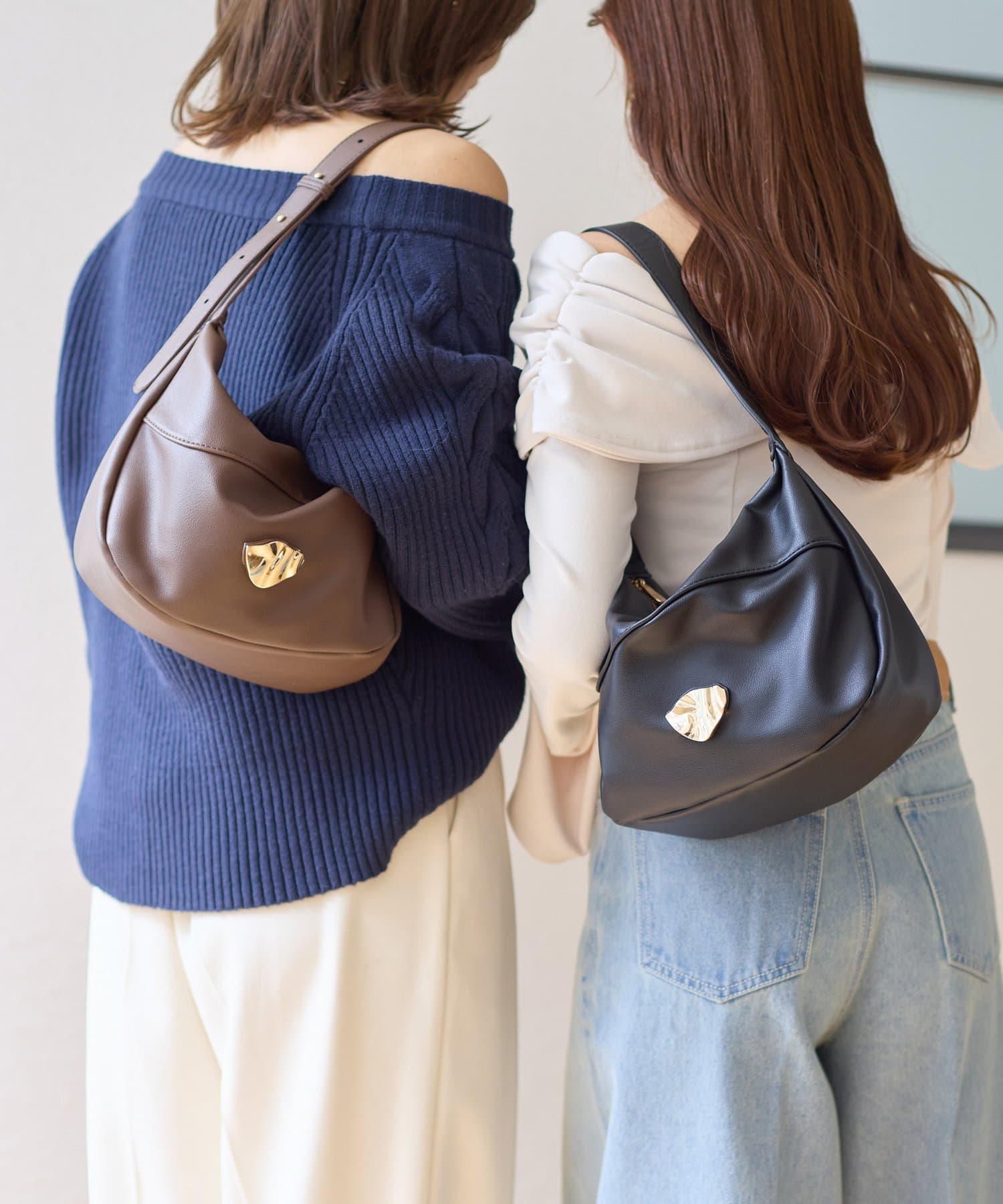 Thevon. 【Yuna＆Mayuコラボ企画】ニュアンスワンハンドルバッグ Yuna＆Mayuコラボ企画】ニュアンスワンハンドルバッグ | Thevon