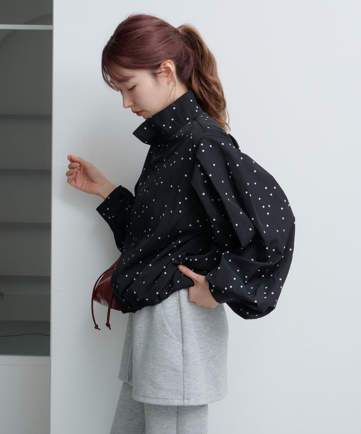 Kastane(カスタネ) 【9.6(土)12:00-9.7(日)23:59二日限定販売/再入荷なし/オーダー会限定アイテム】ドットブルゾン