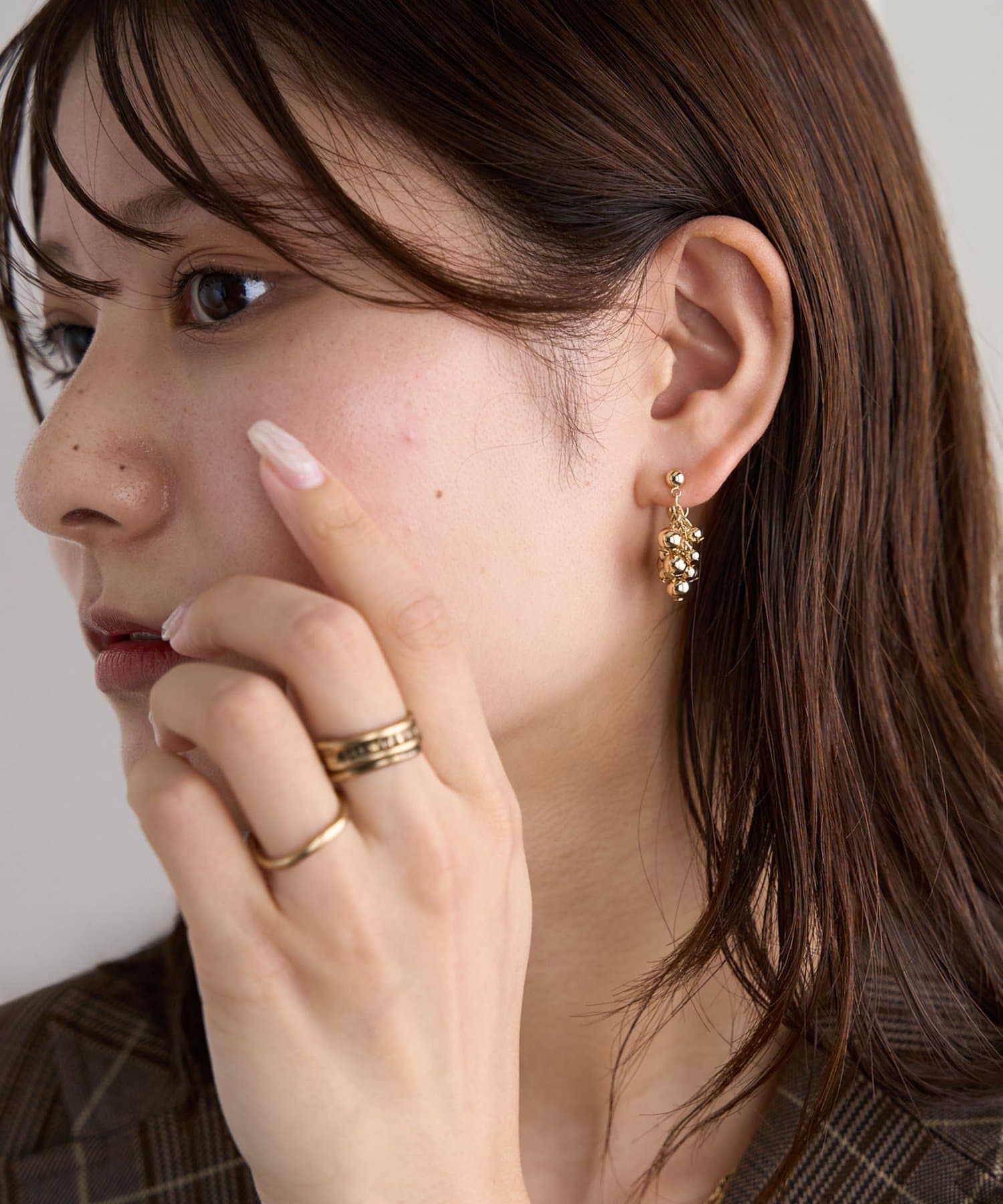 DISCOAT(ディスコート) 【GOLDY】ツブツブピアス