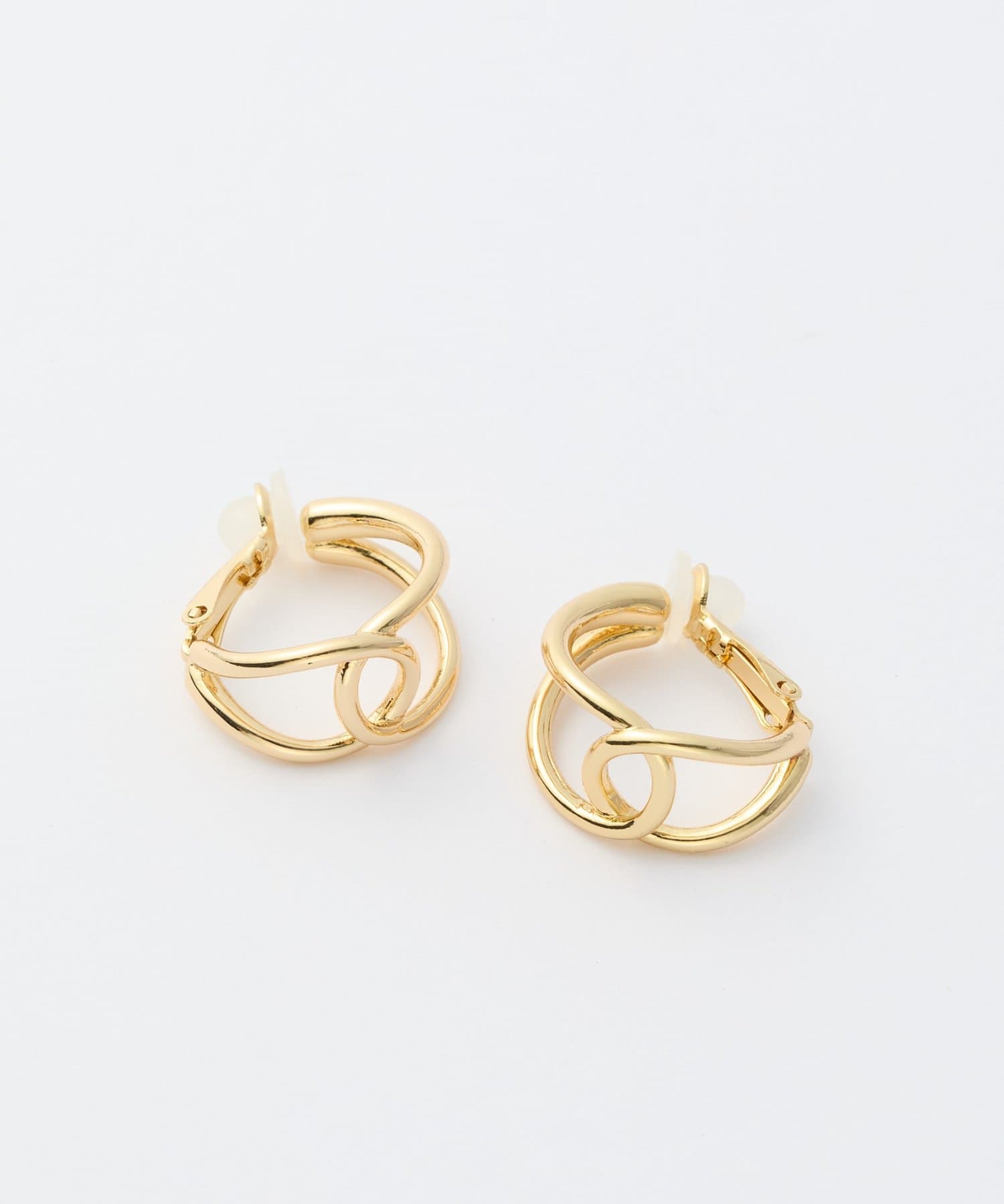 DISCOAT(ディスコート) 【GOLDY】ダブルフープイヤリング