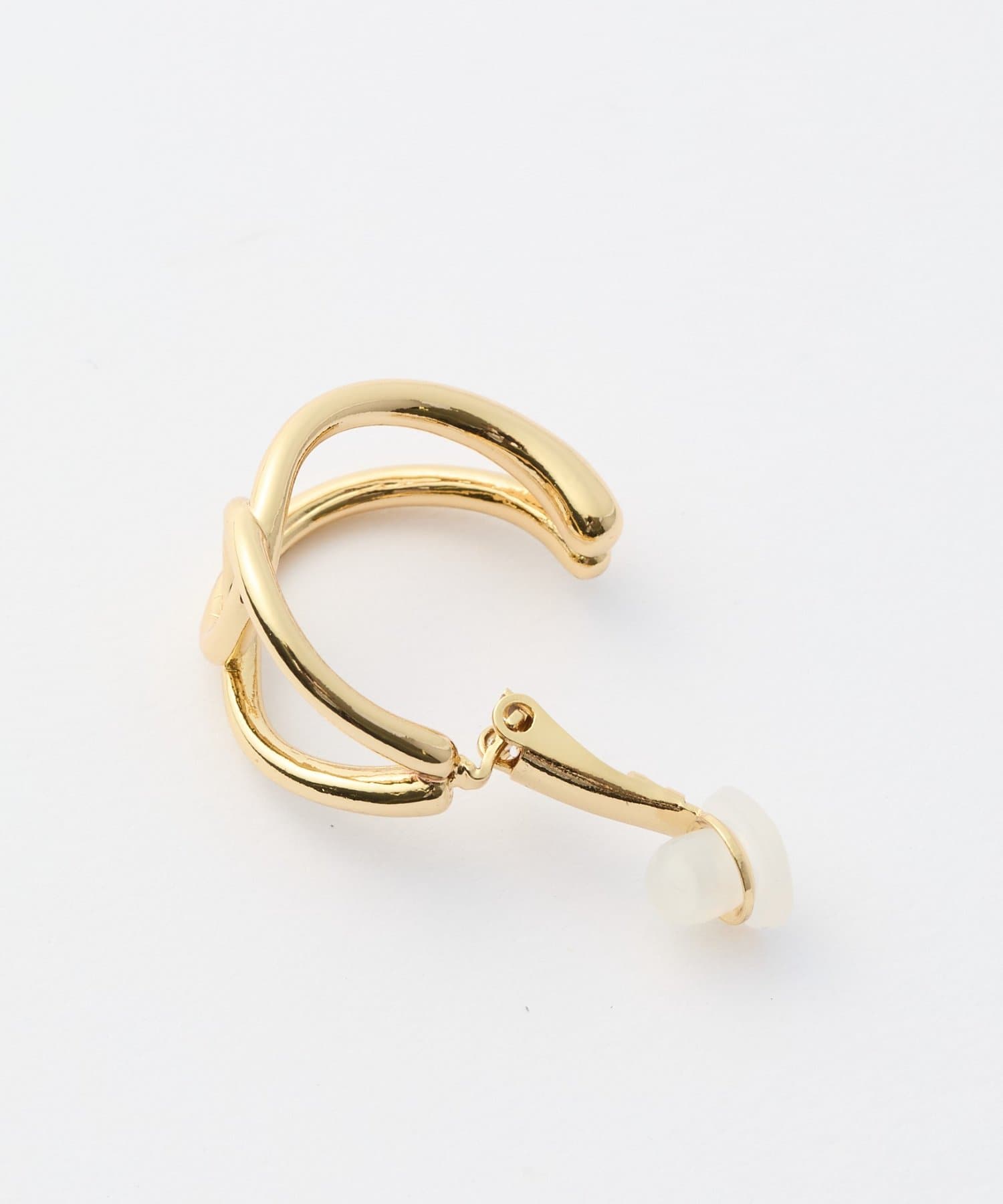 DISCOAT(ディスコート) 【GOLDY】ダブルフープイヤリング