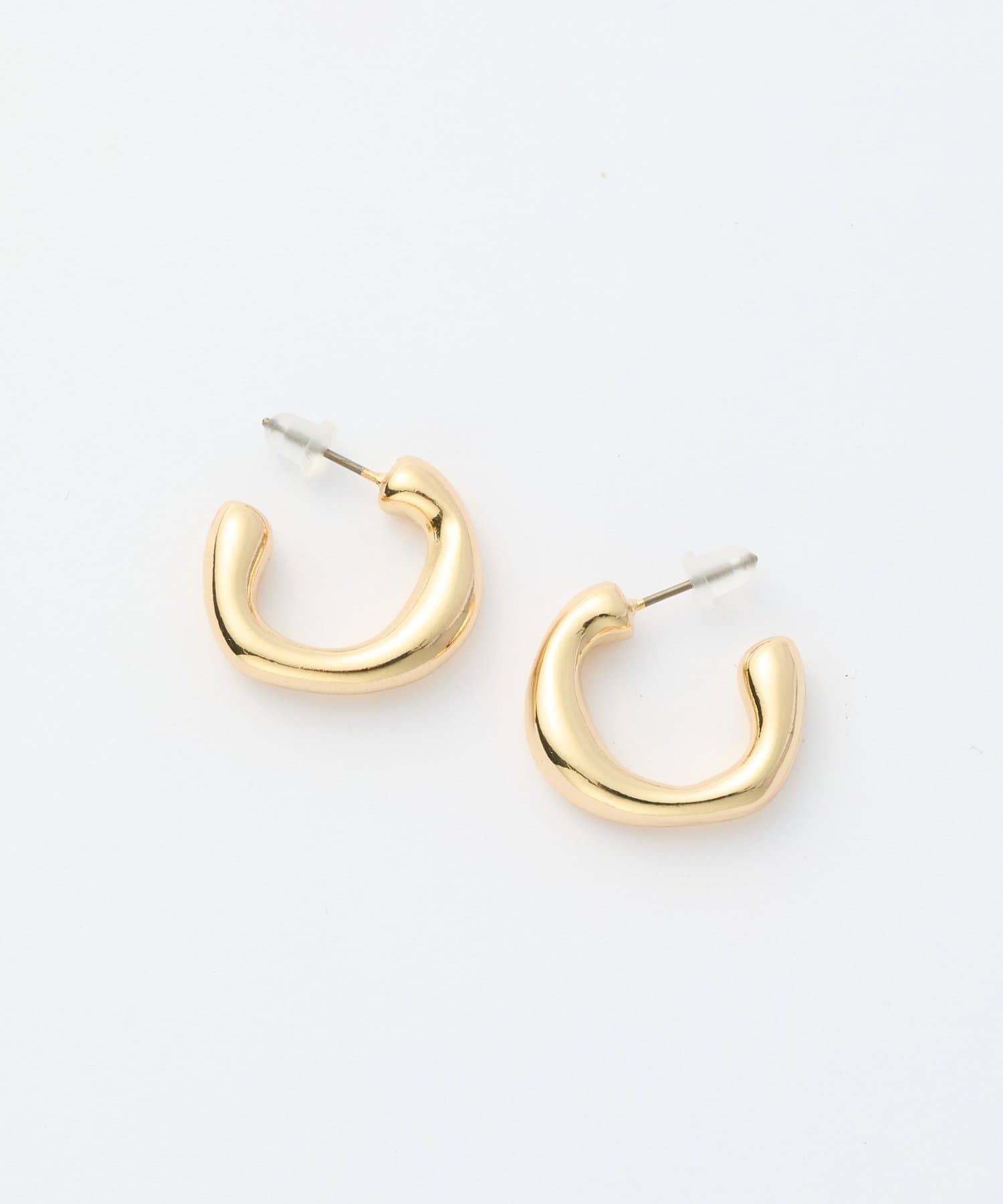 DISCOAT(ディスコート) 【GOLDY】ファジーニュアンスフープピアス