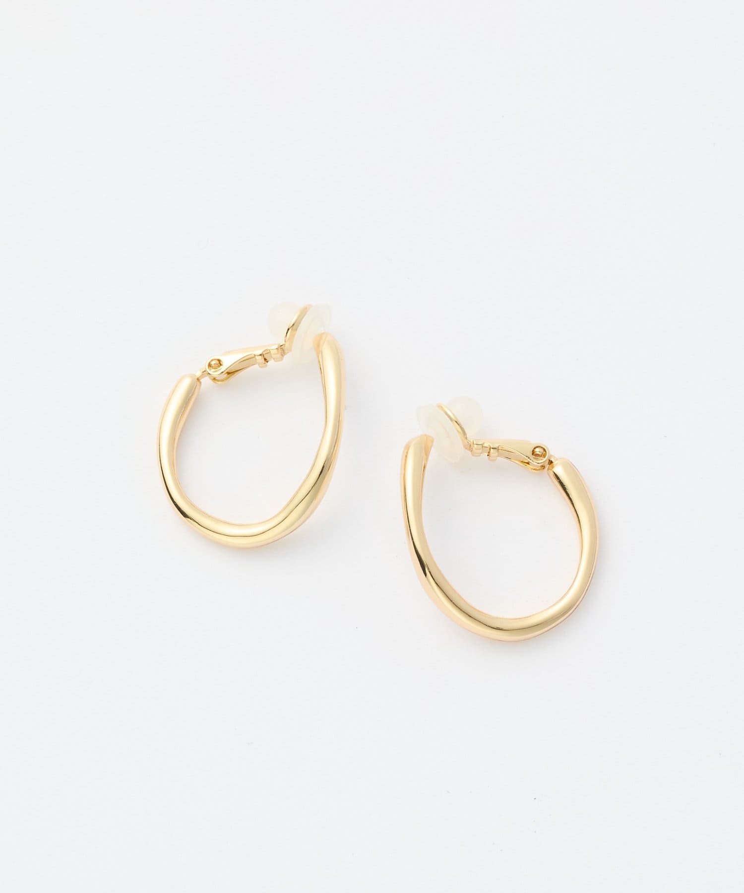 DISCOAT(ディスコート) 【GOLDY】ひねりニュアンスフープイヤリング