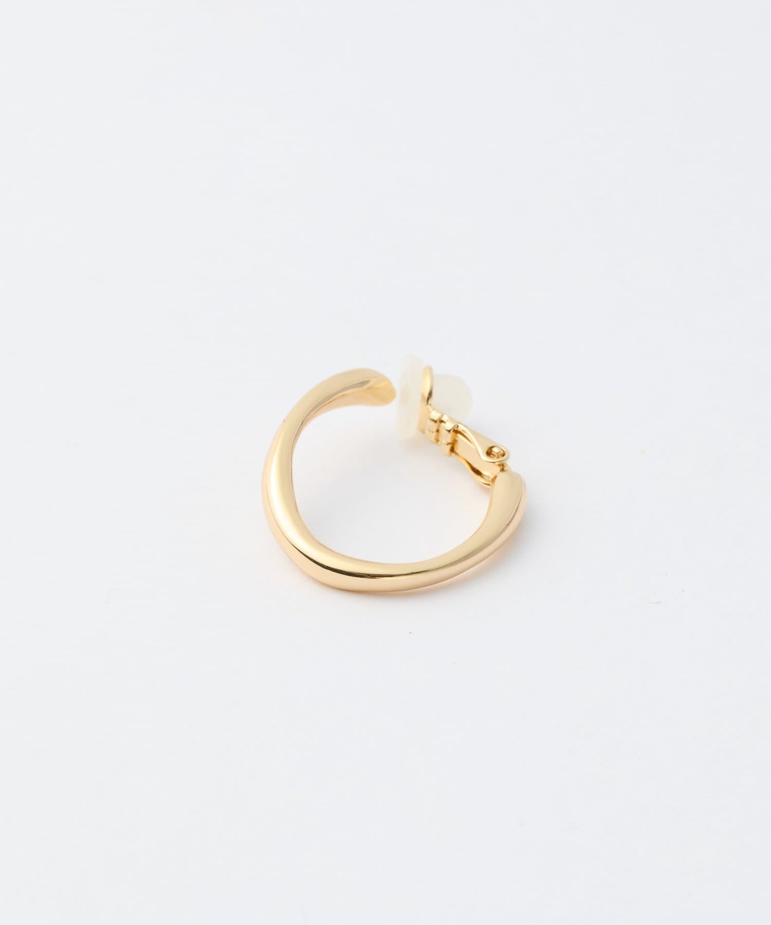 DISCOAT(ディスコート) 【GOLDY】ひねりニュアンスフープイヤリング