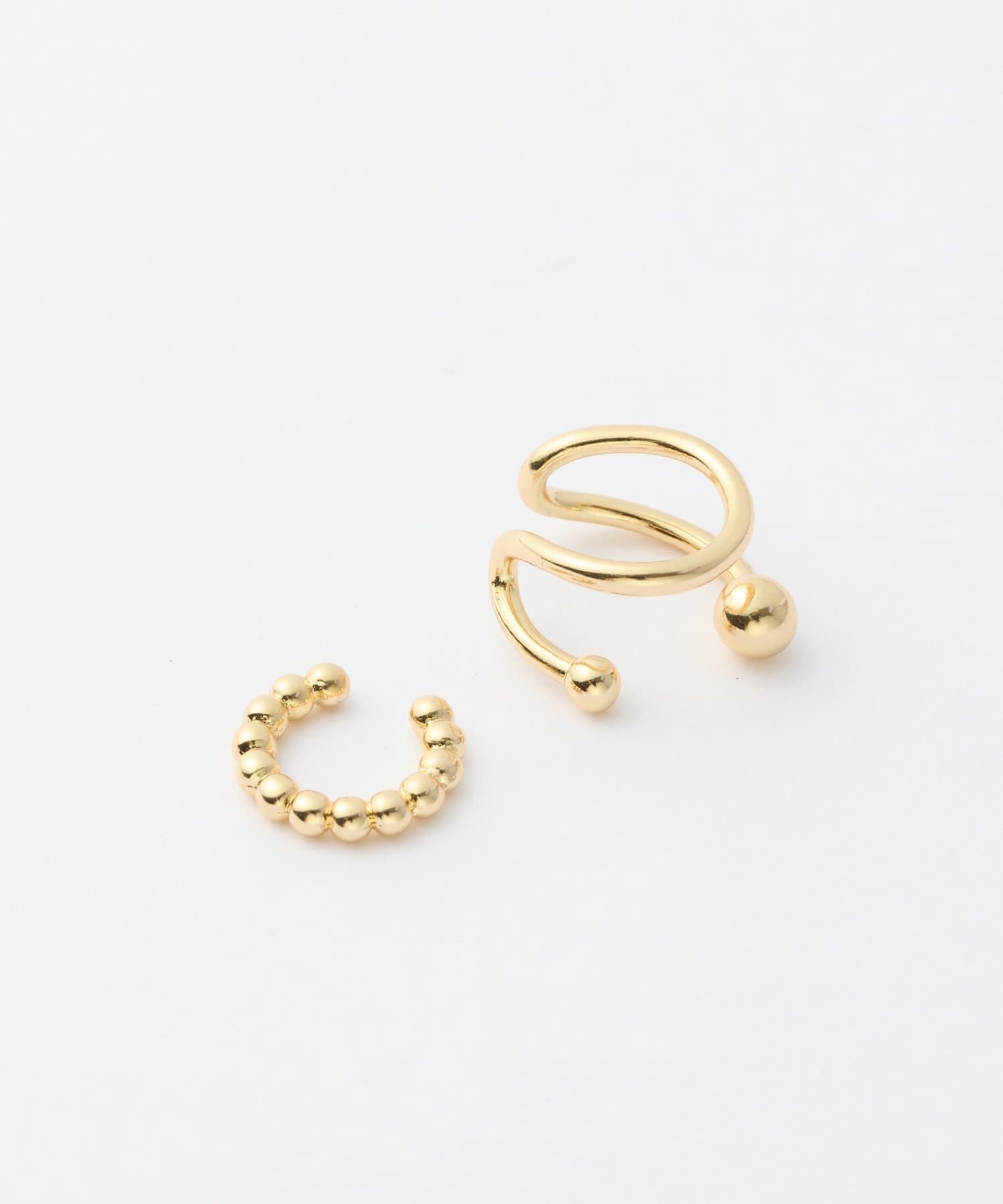 DISCOAT(ディスコート) 【GOLDY】うねツブツブSETイヤカフ