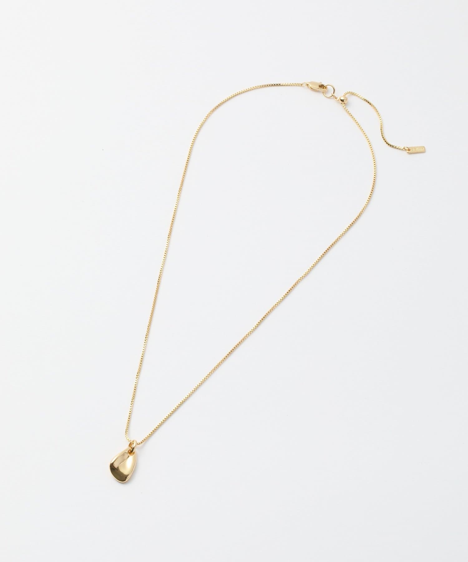 DISCOAT(ディスコート) 【GOLDY】ニュアンスフラットドロップトップネックレス