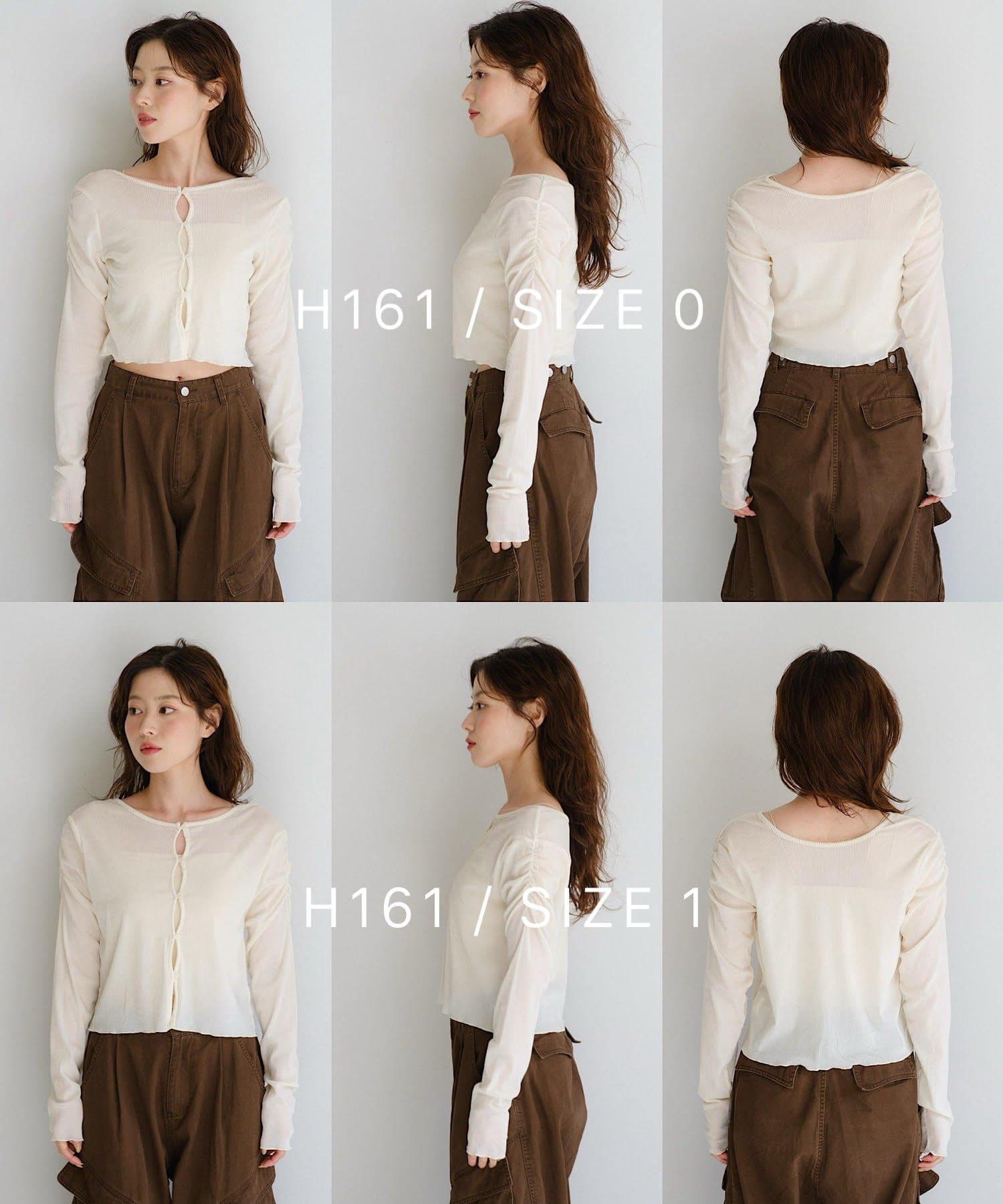 Kastane(カスタネ) 【新色追加/6色展開/2サイズ展開】ストライプベロアフロッキー2wayカーディガン