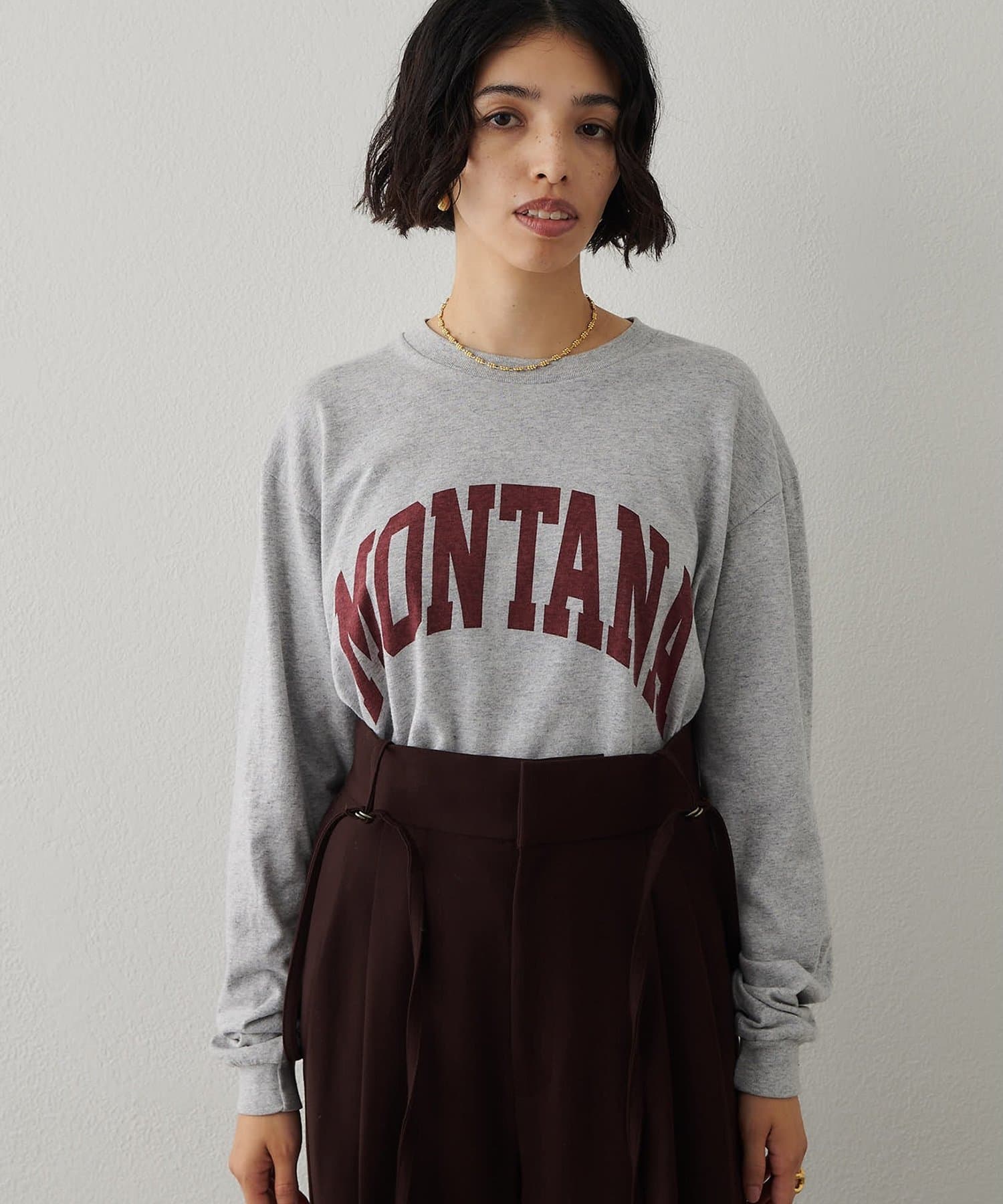 Whim Gazette(ウィム ガゼット) MONTANAロングTシャツ