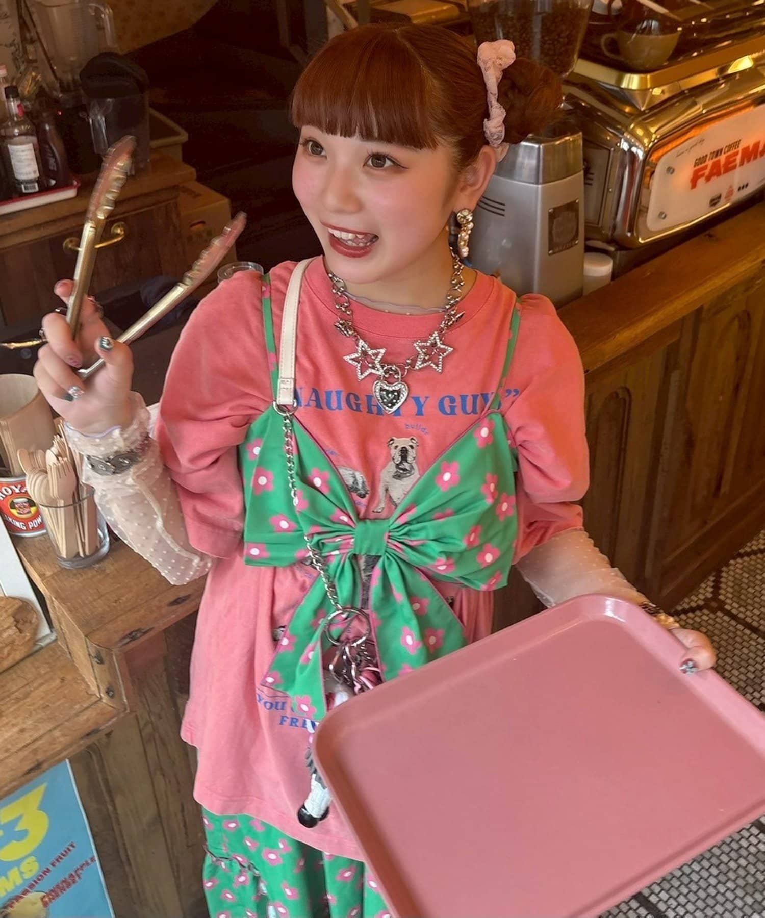 CIAOPANIC TYPY(チャオパニックティピー) (hima企画)【HELLO.SANFRANCISCO】ビスチェ付きマルチウェイキャミワンピ