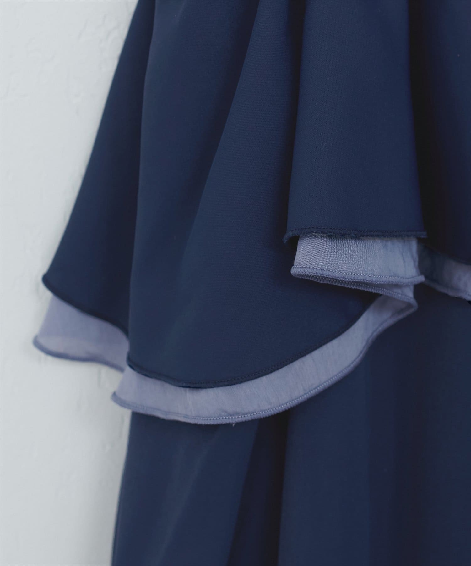 NICE CLAUP / OLIVE des OLIVE OUTLET(ナイスクラップ  / オリーブ デ オリーブ アウトレット) 【natural couture】マルチWAYフリル衿ブラウス