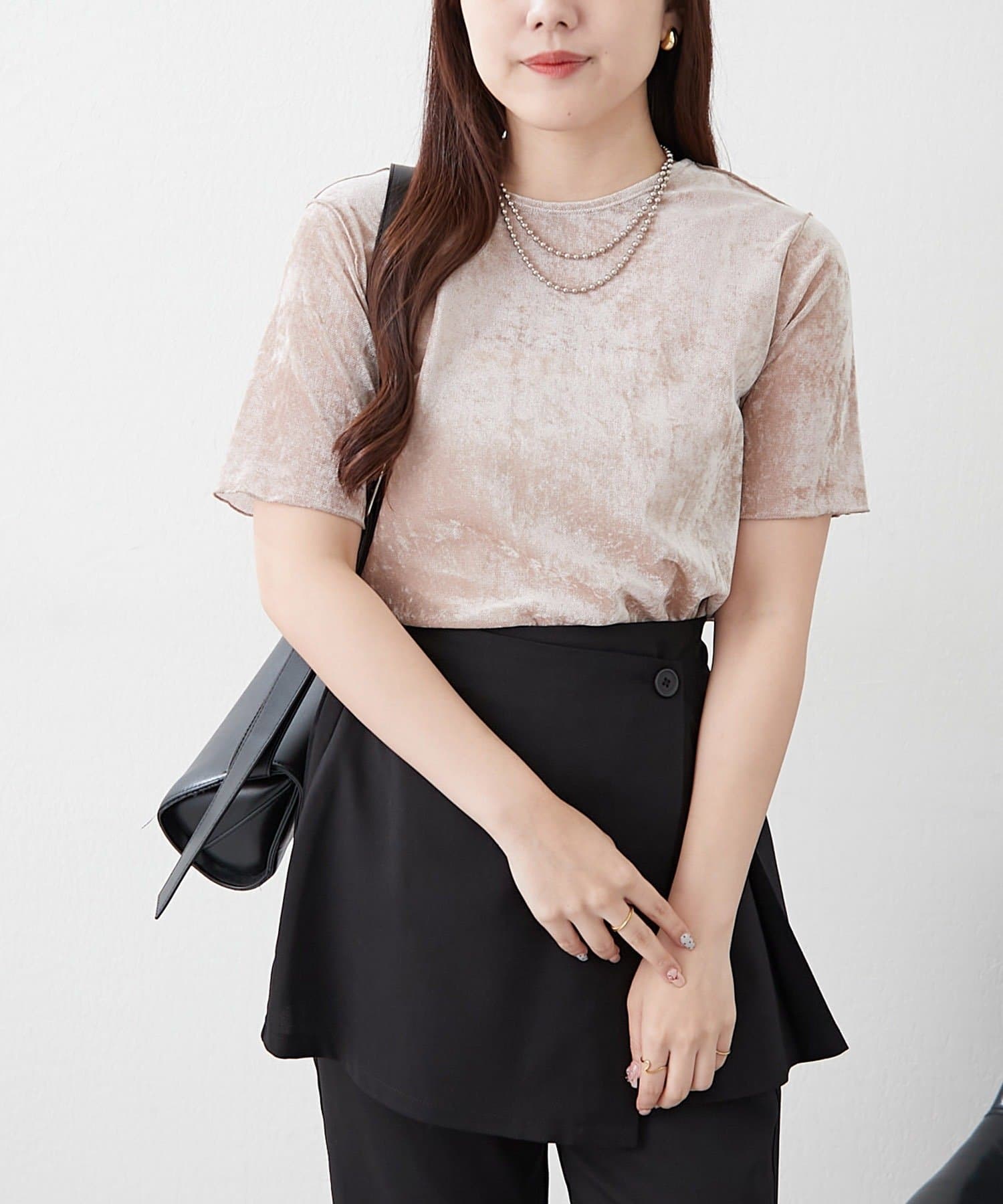 NICE CLAUP / OLIVE des OLIVE OUTLET(ナイスクラップ  / オリーブ デ オリーブ アウトレット) 【RMAF】2WAYシアープルオーバー