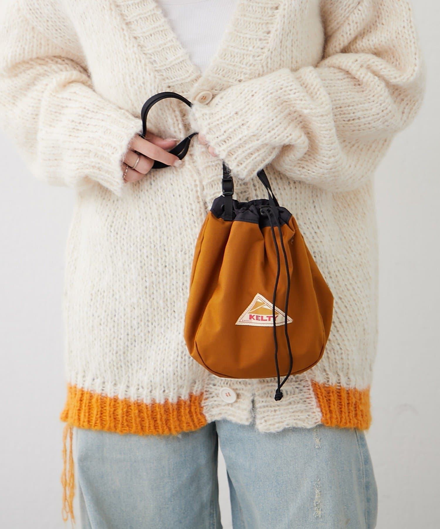 Remind me and forever(リマインドミーアンドフォーエバー) 【KELTY】巾着ショルダーバッグ