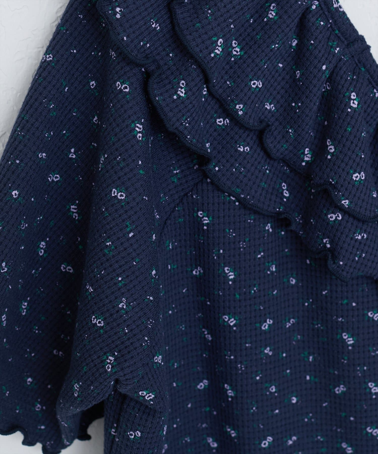 NICE CLAUP / OLIVE des OLIVE OUTLET(ナイスクラップ  / オリーブ デ オリーブ アウトレット) 【natural couture】ワッフルフリルtops