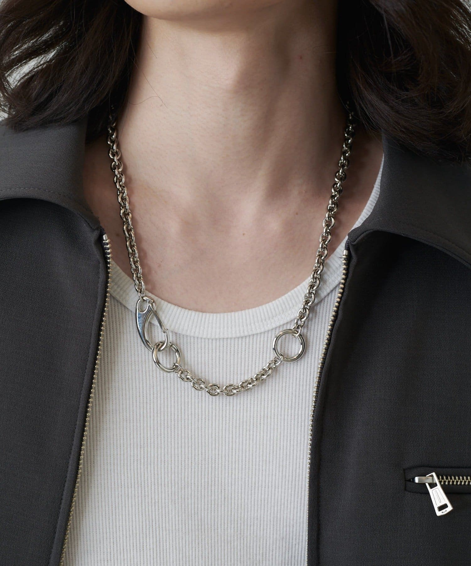 Lui's(ルイス) Ah Necklace / 01 (2WAYリングフックネックレス)