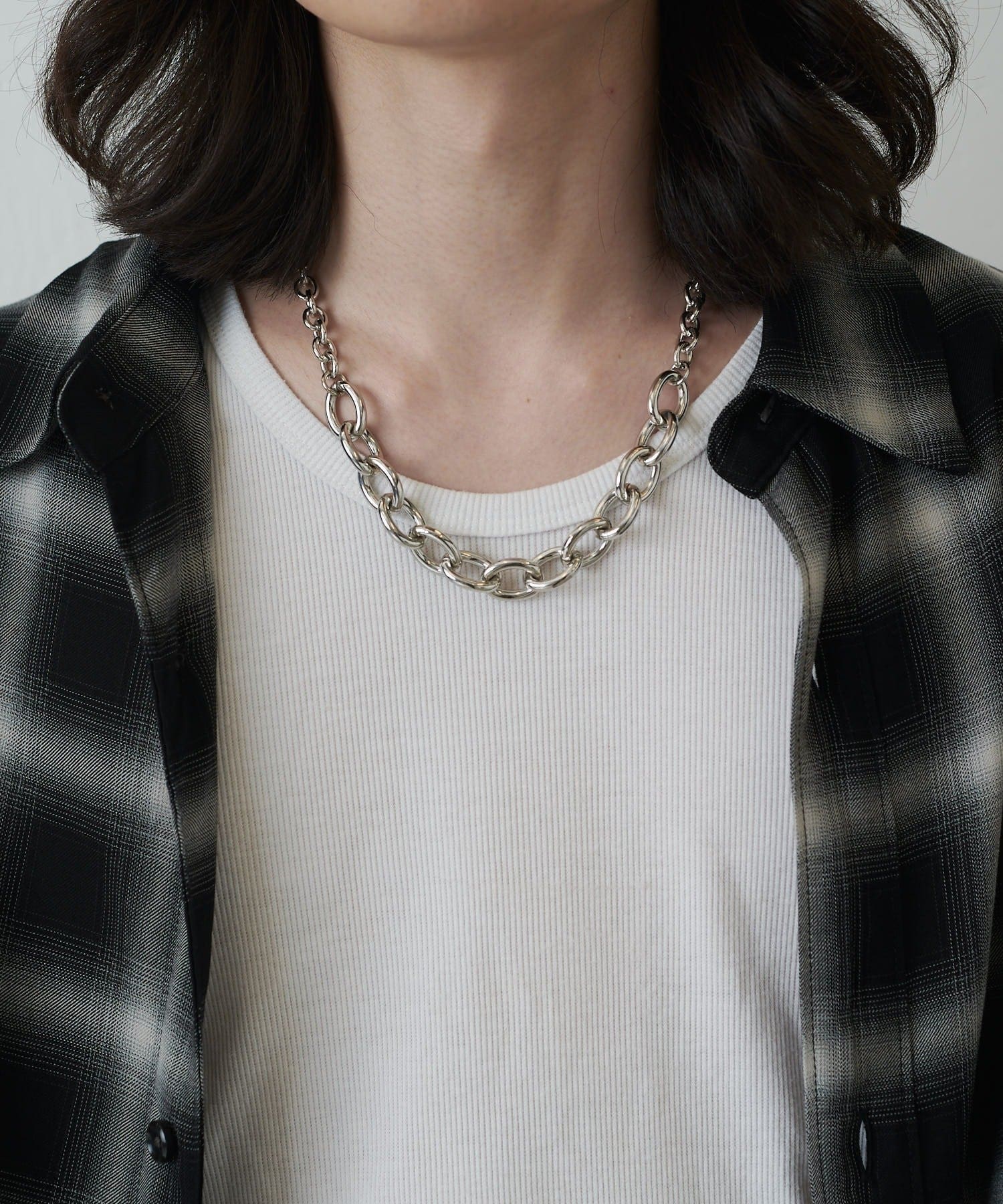 Lui's(ルイス) Ah Necklace / 02 (コンビチェーンネックレス)