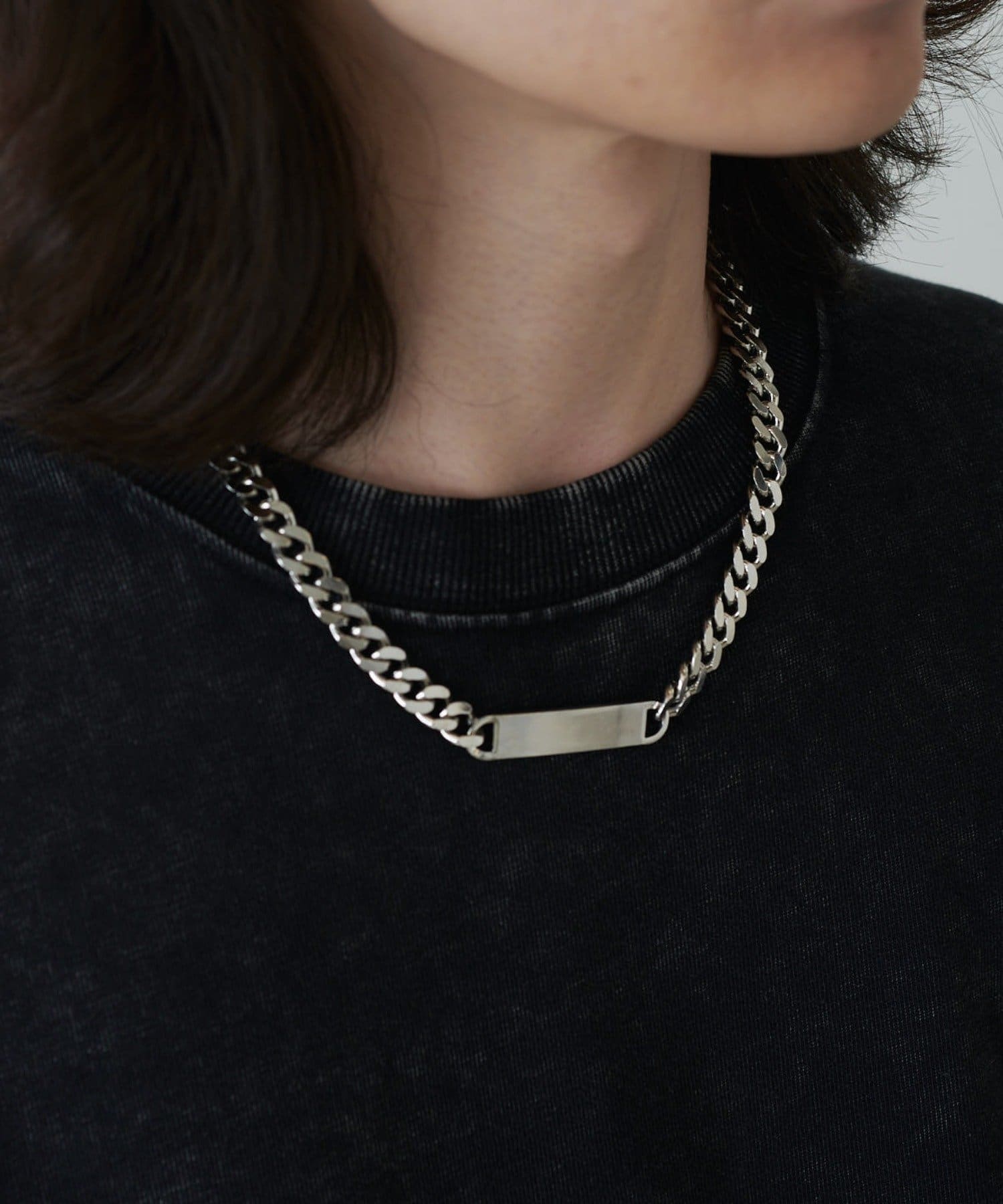 Lui's(ルイス) Ah Necklace / 03 (プレートチェーンネックレス)