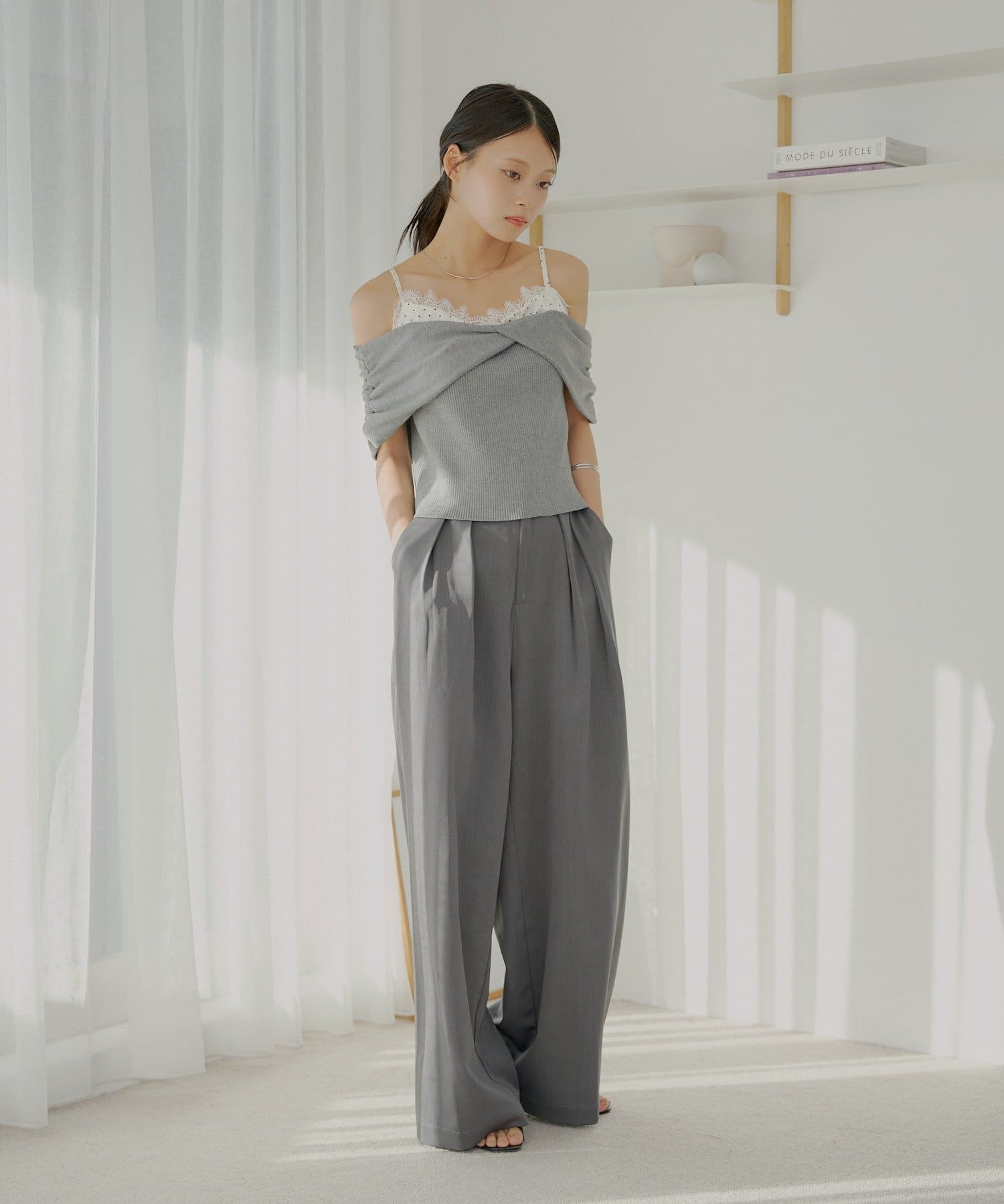 ♡出品 LILY BROWN×MARY QUANT】クロップドTシャツ(Tシャツ